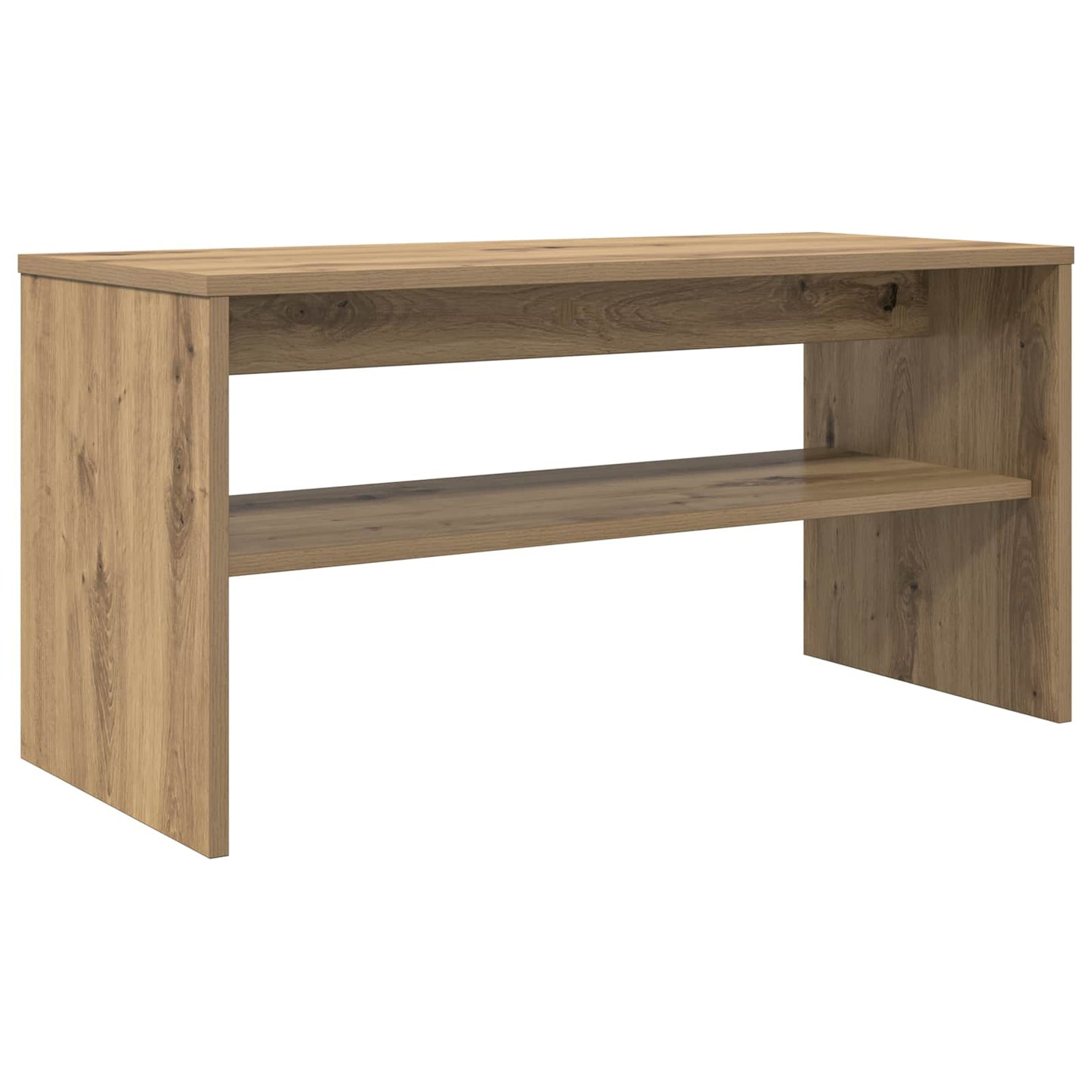 TV-kast Artisan Eiken 80 x 35 x 40 cm Bewerkt hout is nu te koop bij PeponiXL, paradijselijk wonen!