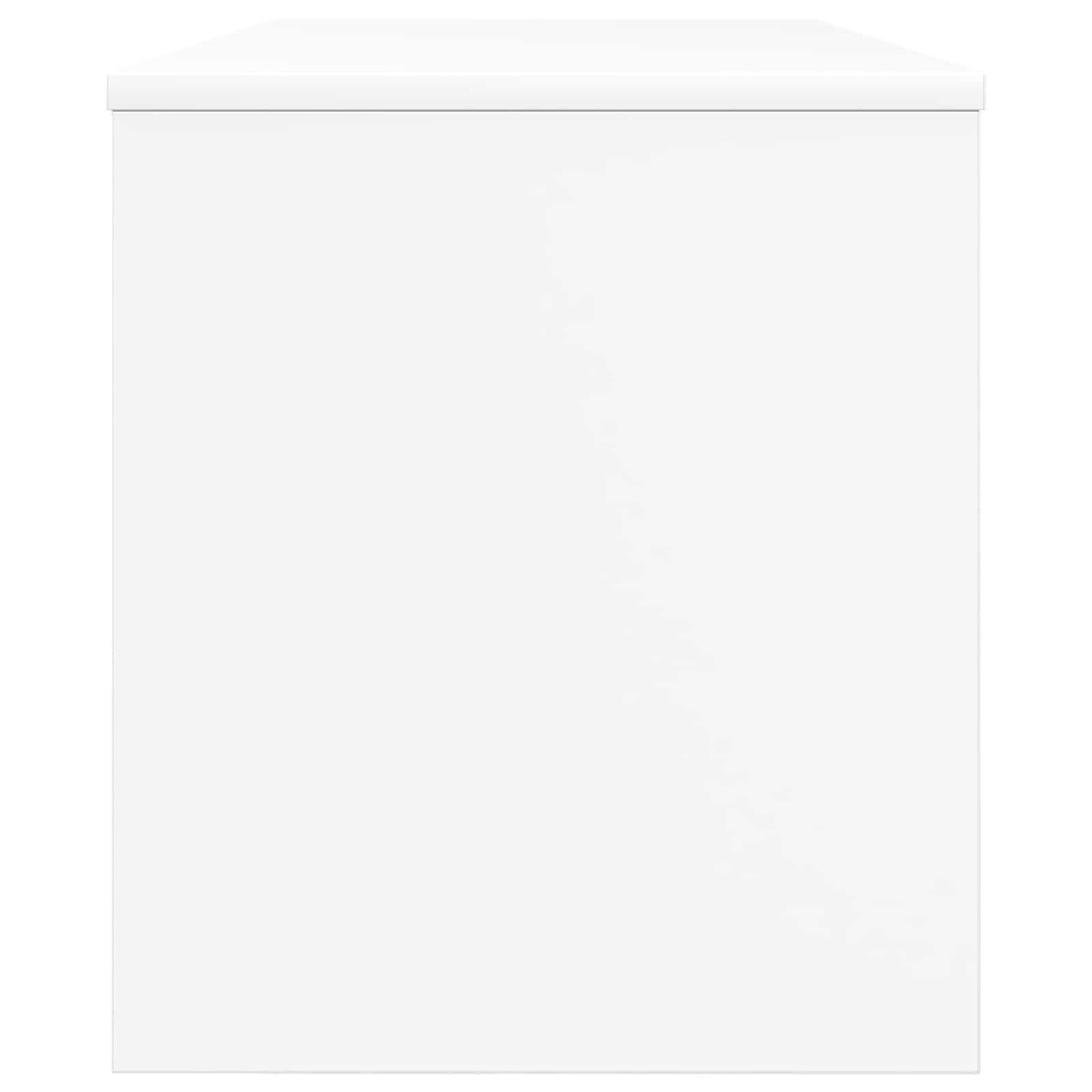 TV-kast Wit 100 x 35 x 40 cm Bewerkt hout is nu te koop bij PeponiXL, paradijselijk wonen!