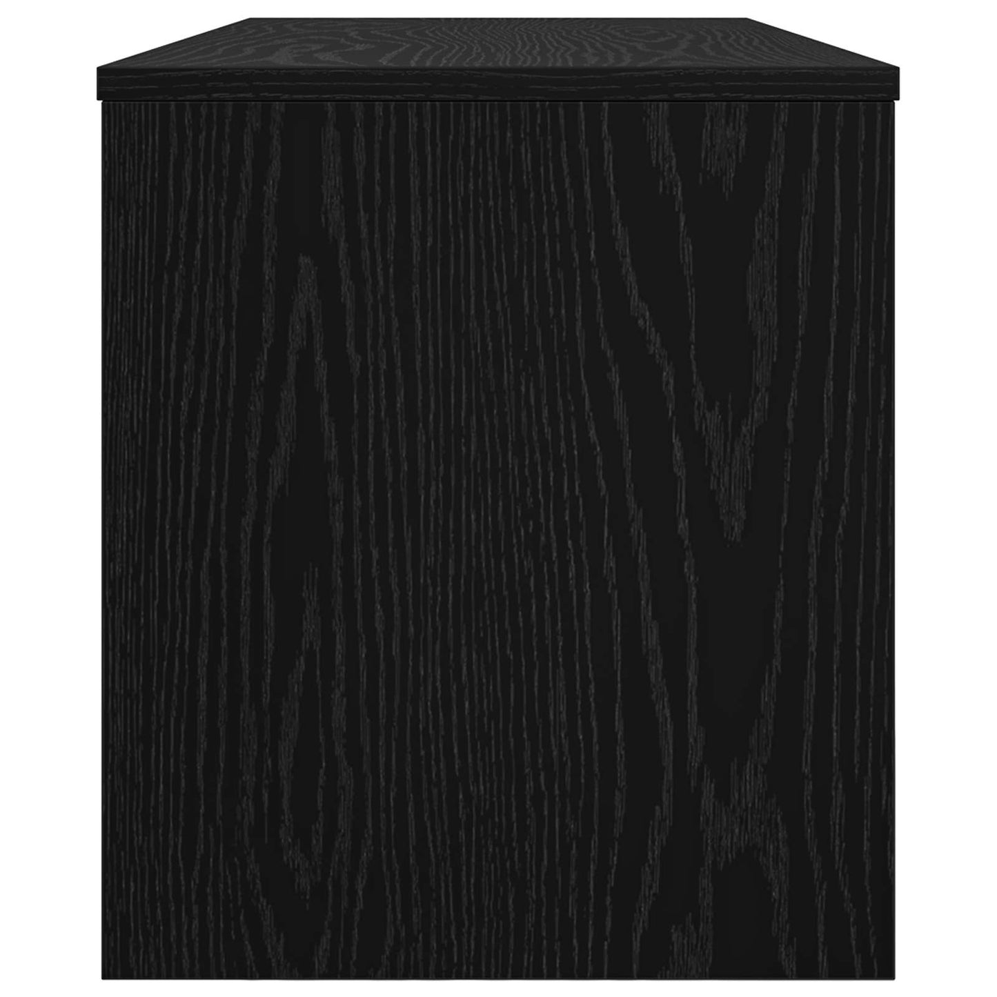 TV-kast Zwart Eiken 100 x 35 x 40 cm Bewerkt hout is nu te koop bij PeponiXL, paradijselijk wonen!