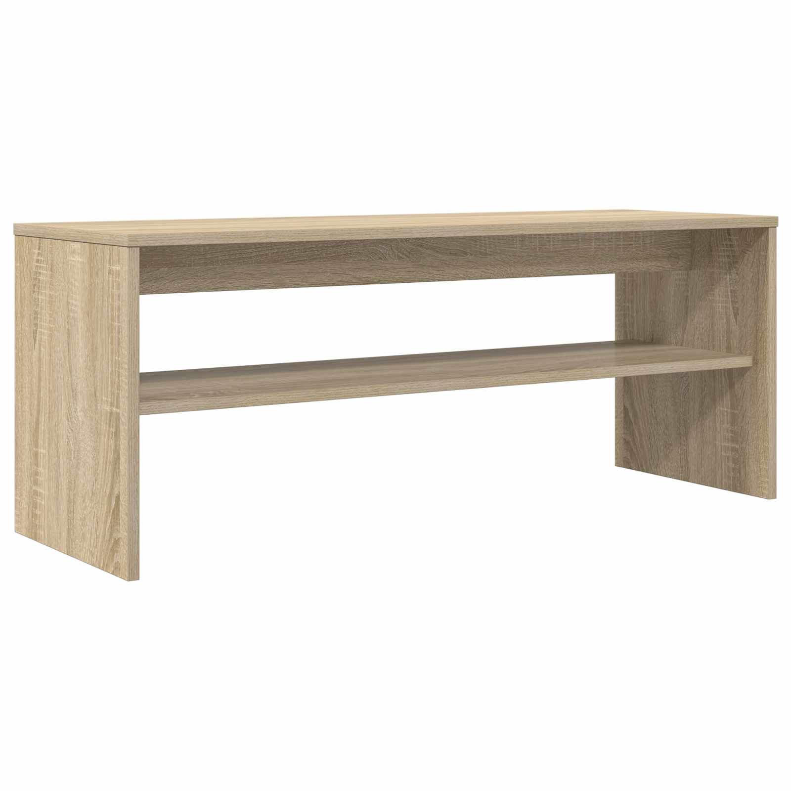 TV-kast Sonoma Eiken 100 x 35 x 40 cm Bewerkt hout is nu te koop bij PeponiXL, paradijselijk wonen!
