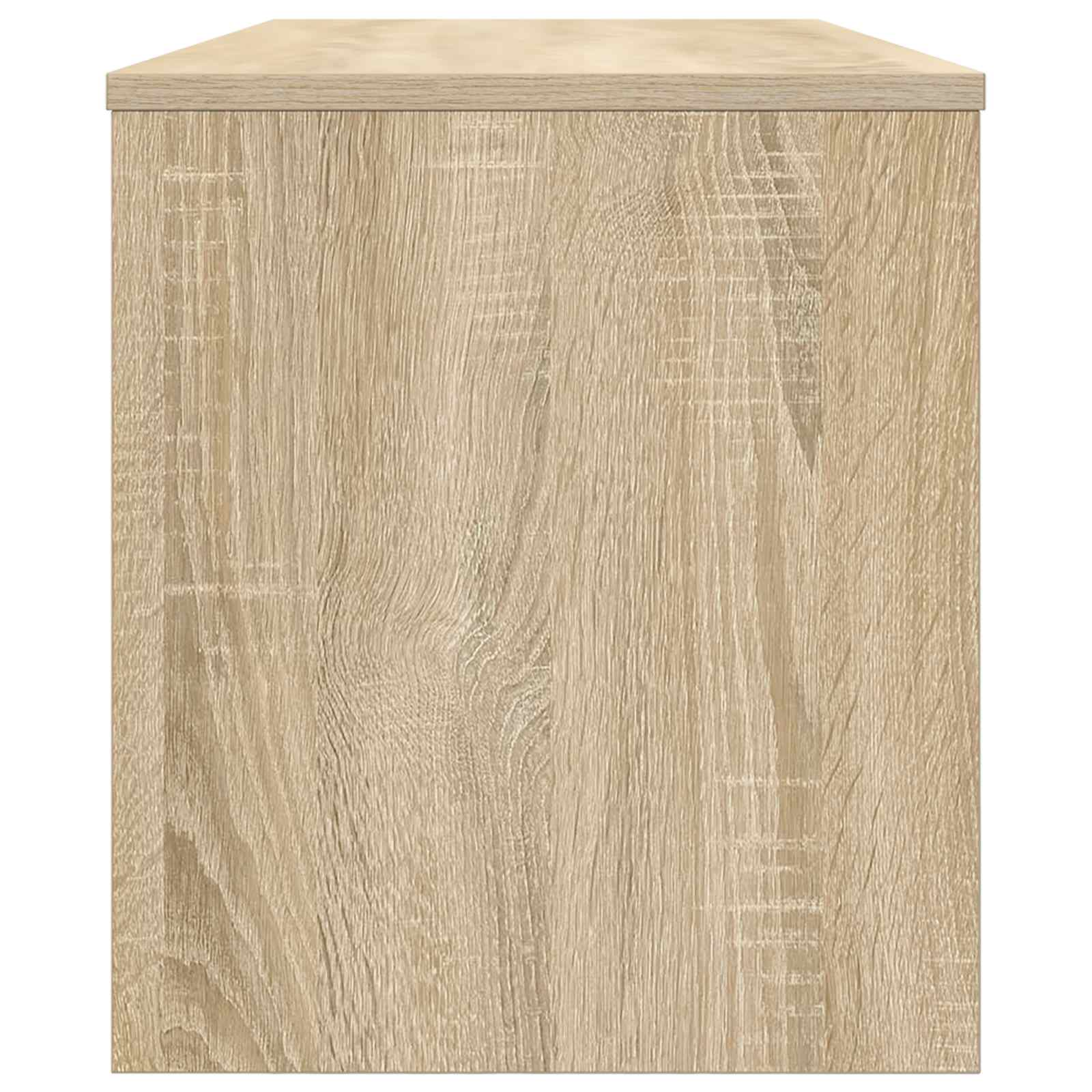 TV-kast Sonoma Eiken 100 x 35 x 40 cm Bewerkt hout is nu te koop bij PeponiXL, paradijselijk wonen!