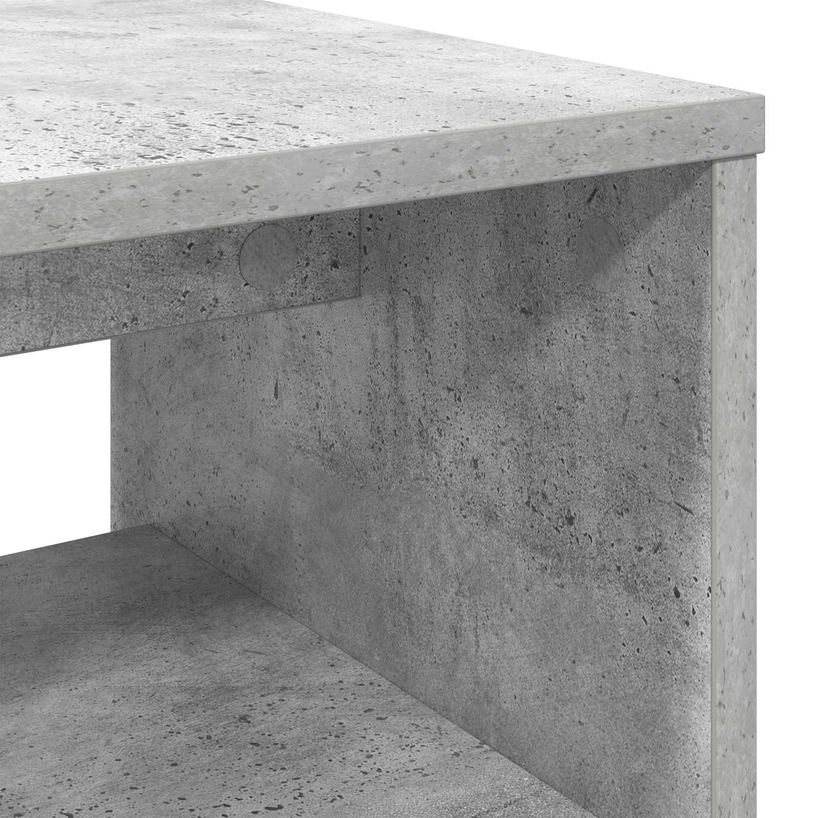 TV-kast Beton Grijs 100 x 35 x 40 cm Bewerkt hout is nu te koop bij PeponiXL, paradijselijk wonen!