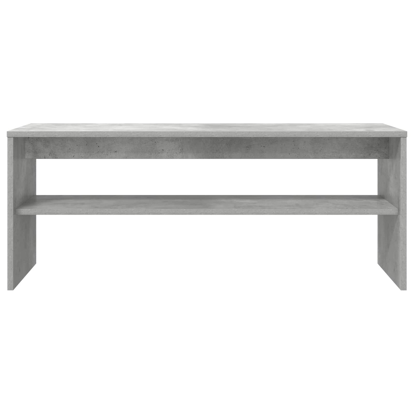 TV-kast Beton Grijs 100 x 35 x 40 cm Bewerkt hout is nu te koop bij PeponiXL, paradijselijk wonen!