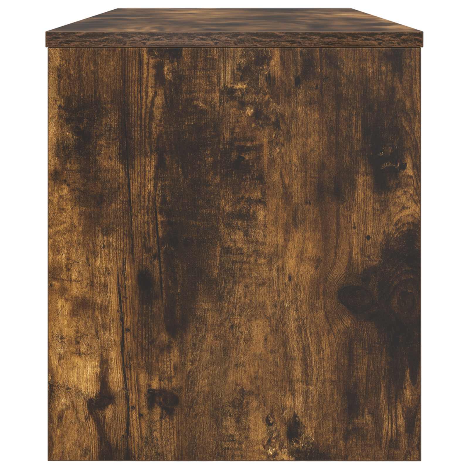 TV-kast Gerookt eiken 100 x 35 x 40 cm Bewerkt hout is nu te koop bij PeponiXL, paradijselijk wonen!