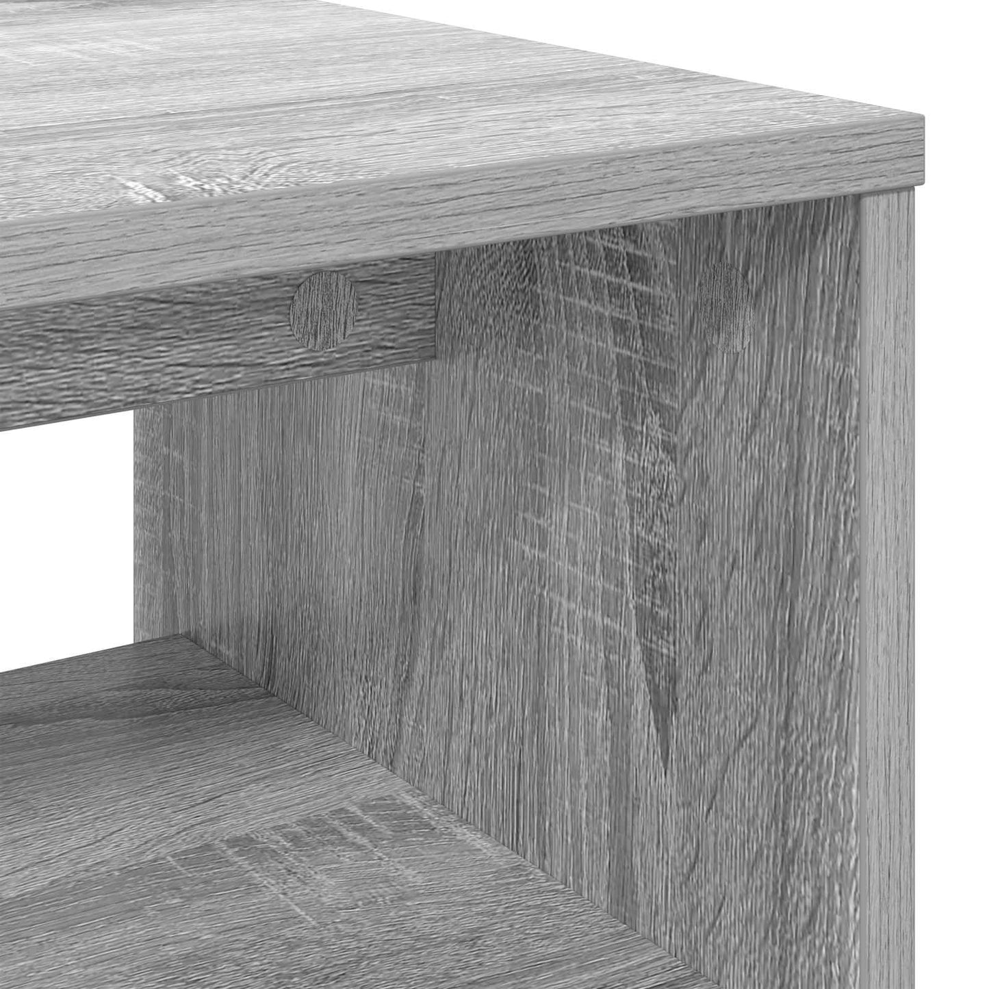 TV-kast Grijs Sonoma 100 x 35 x 40 cm Bewerkt hout is nu te koop bij PeponiXL, paradijselijk wonen!