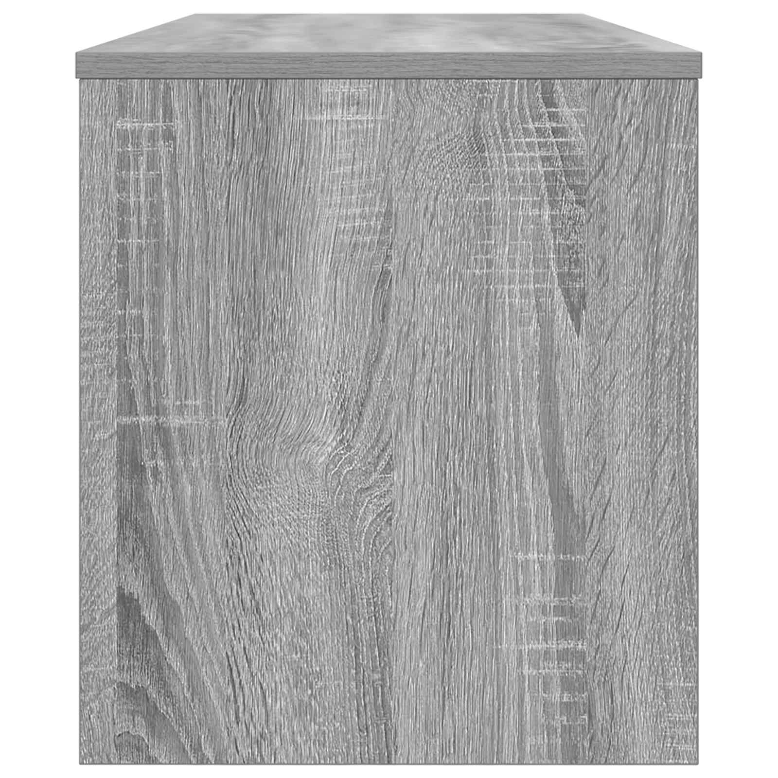 TV-kast Grijs Sonoma 100 x 35 x 40 cm Bewerkt hout is nu te koop bij PeponiXL, paradijselijk wonen!