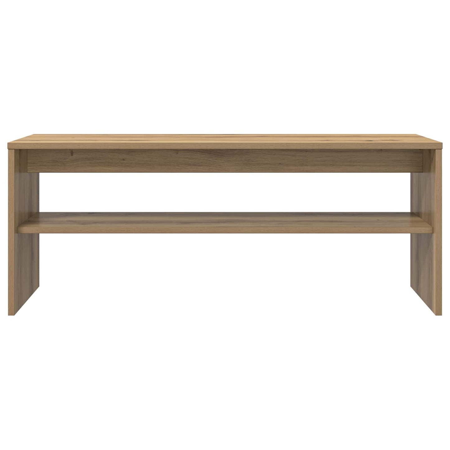 TV-kast Artisan Eiken 100 x 35 x 40 cm Bewerkt hout is nu te koop bij PeponiXL, paradijselijk wonen!