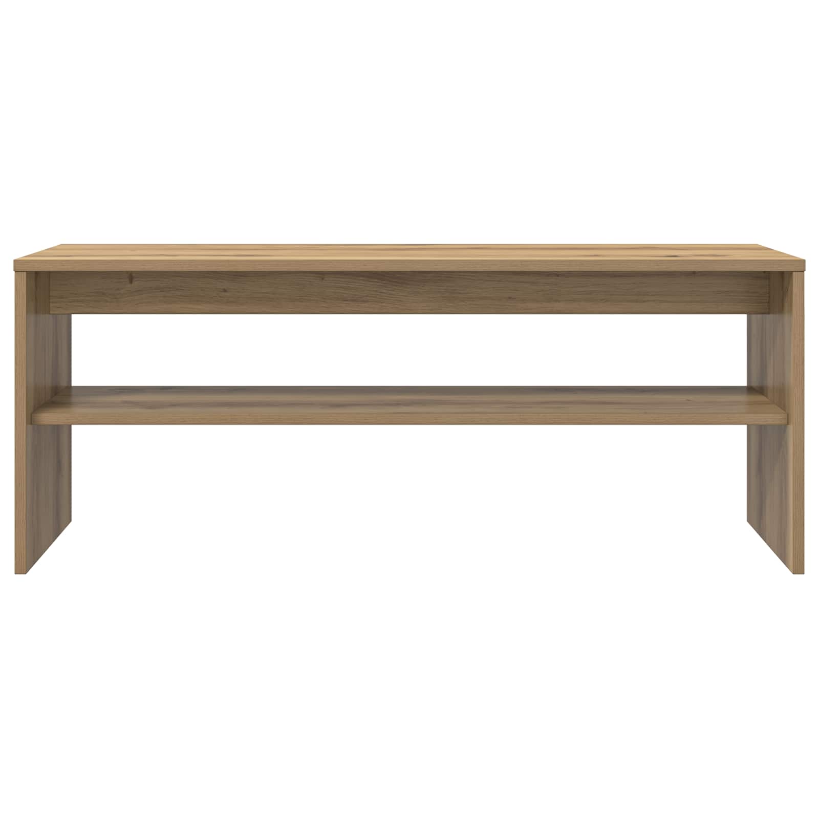 TV-kast Artisan Eiken 100 x 35 x 40 cm Bewerkt hout is nu te koop bij PeponiXL, paradijselijk wonen!