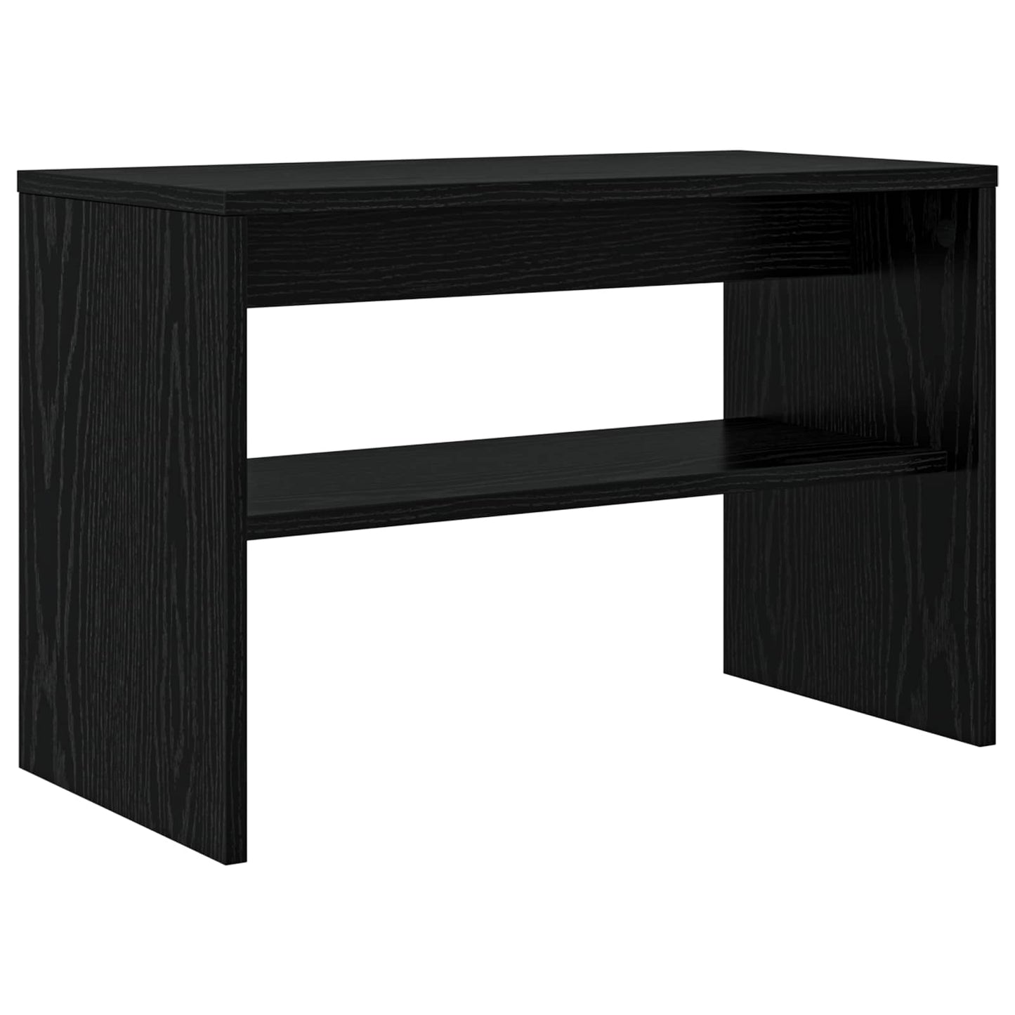 TV-kast Zwart Eiken 60 x 30 x 40 cm Bewerkt hout is nu te koop bij PeponiXL, paradijselijk wonen!