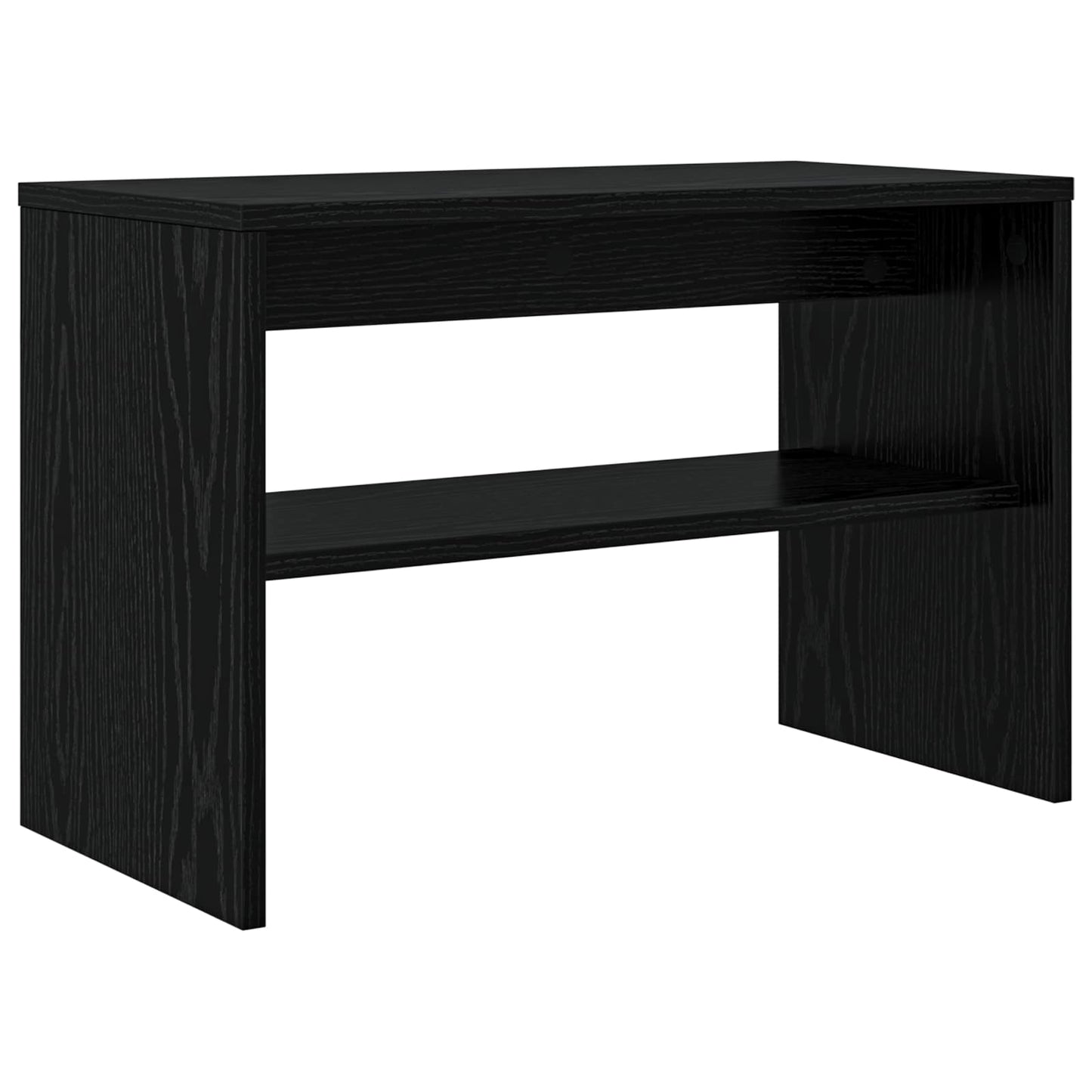 TV-kast Zwart Eiken 60 x 30 x 40 cm Bewerkt hout is nu te koop bij PeponiXL, paradijselijk wonen!