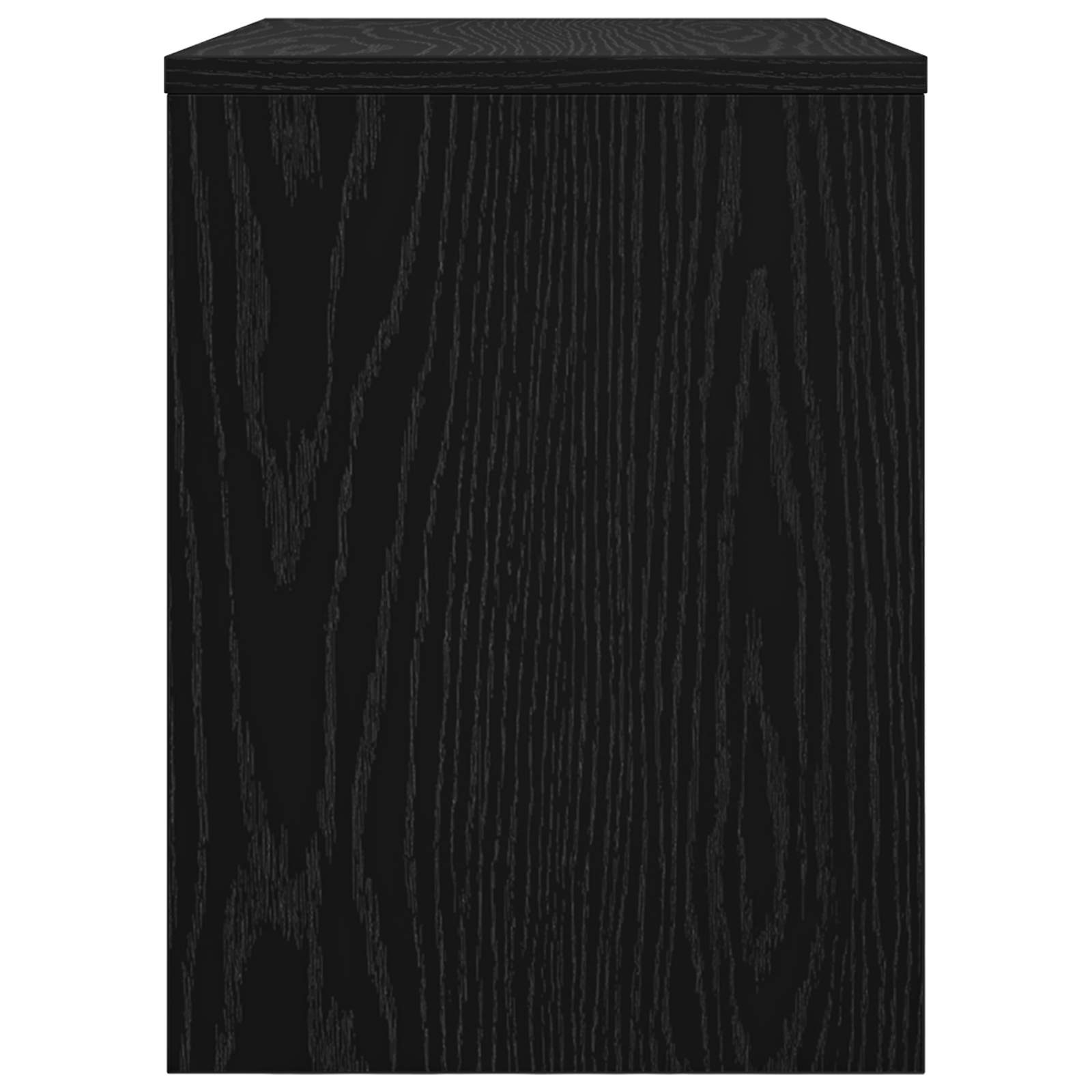 TV-kast Zwart Eiken 60 x 30 x 40 cm Bewerkt hout is nu te koop bij PeponiXL, paradijselijk wonen!