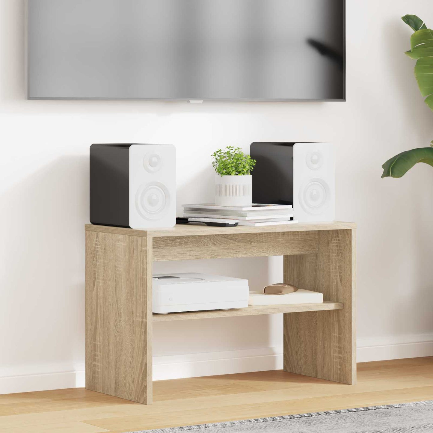 TV-kast Sonoma Eiken 60 x 30 x 40 cm Bewerkt hout is nu te koop bij PeponiXL, paradijselijk wonen!