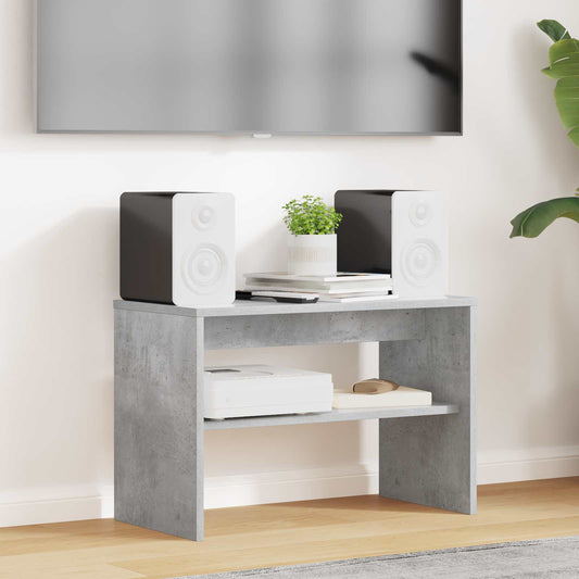 TV-kast Beton Grijs 60 x 30 x 40 cm Bewerkt hout is nu te koop bij PeponiXL, paradijselijk wonen!