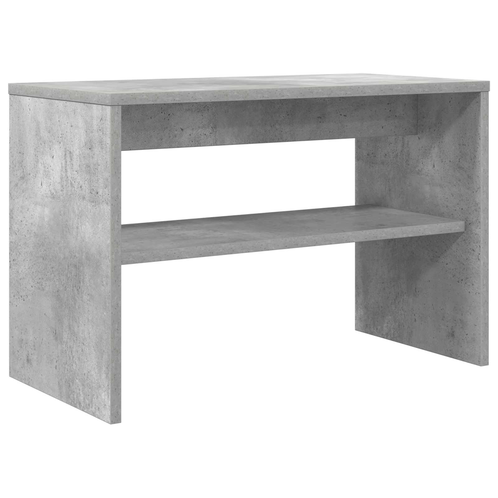 TV-kast Beton Grijs 60 x 30 x 40 cm Bewerkt hout is nu te koop bij PeponiXL, paradijselijk wonen!