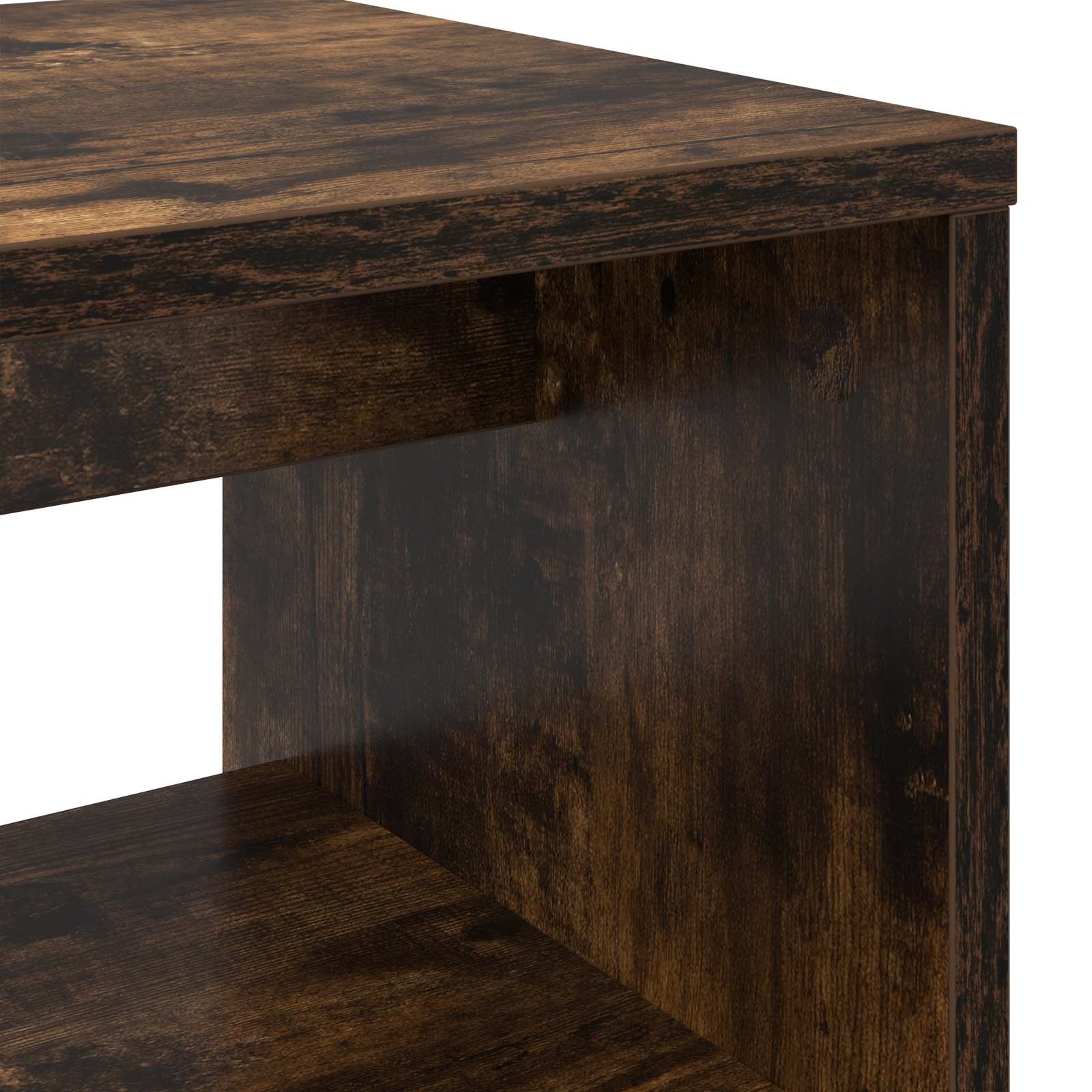 TV-kast Gerookt eiken 60 x 30 x 40 cm Bewerkt hout is nu te koop bij PeponiXL, paradijselijk wonen!