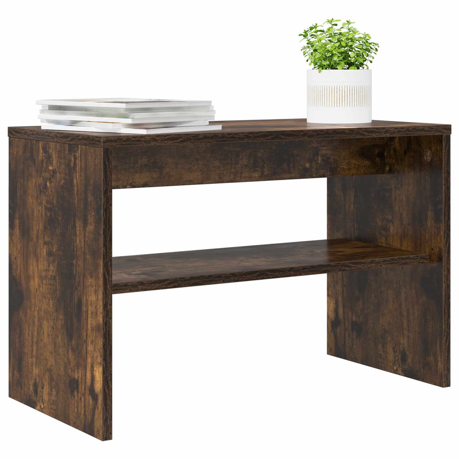 TV-kast Gerookt eiken 60 x 30 x 40 cm Bewerkt hout is nu te koop bij PeponiXL, paradijselijk wonen!
