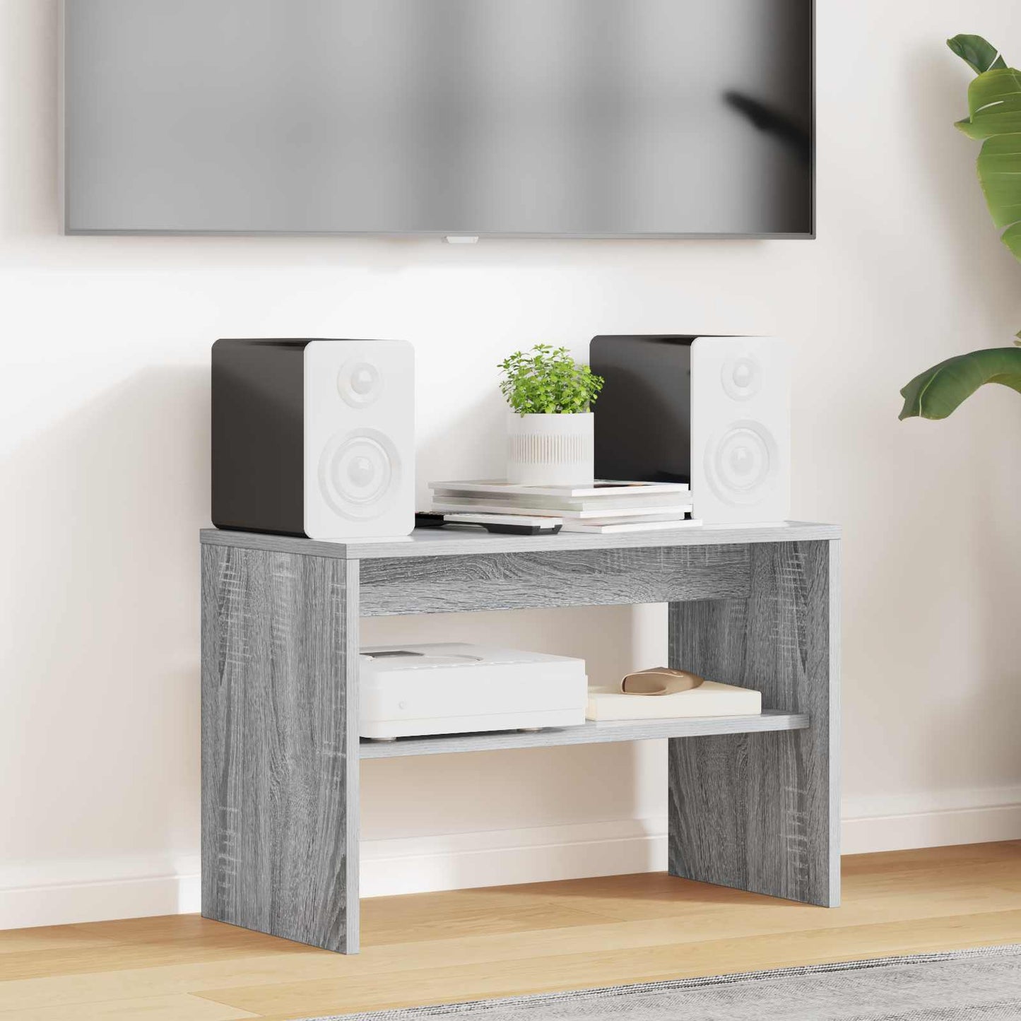 TV-kast Grijs Sonoma 60 x 30 x 40 cm Bewerkt hout is nu te koop bij PeponiXL, paradijselijk wonen!