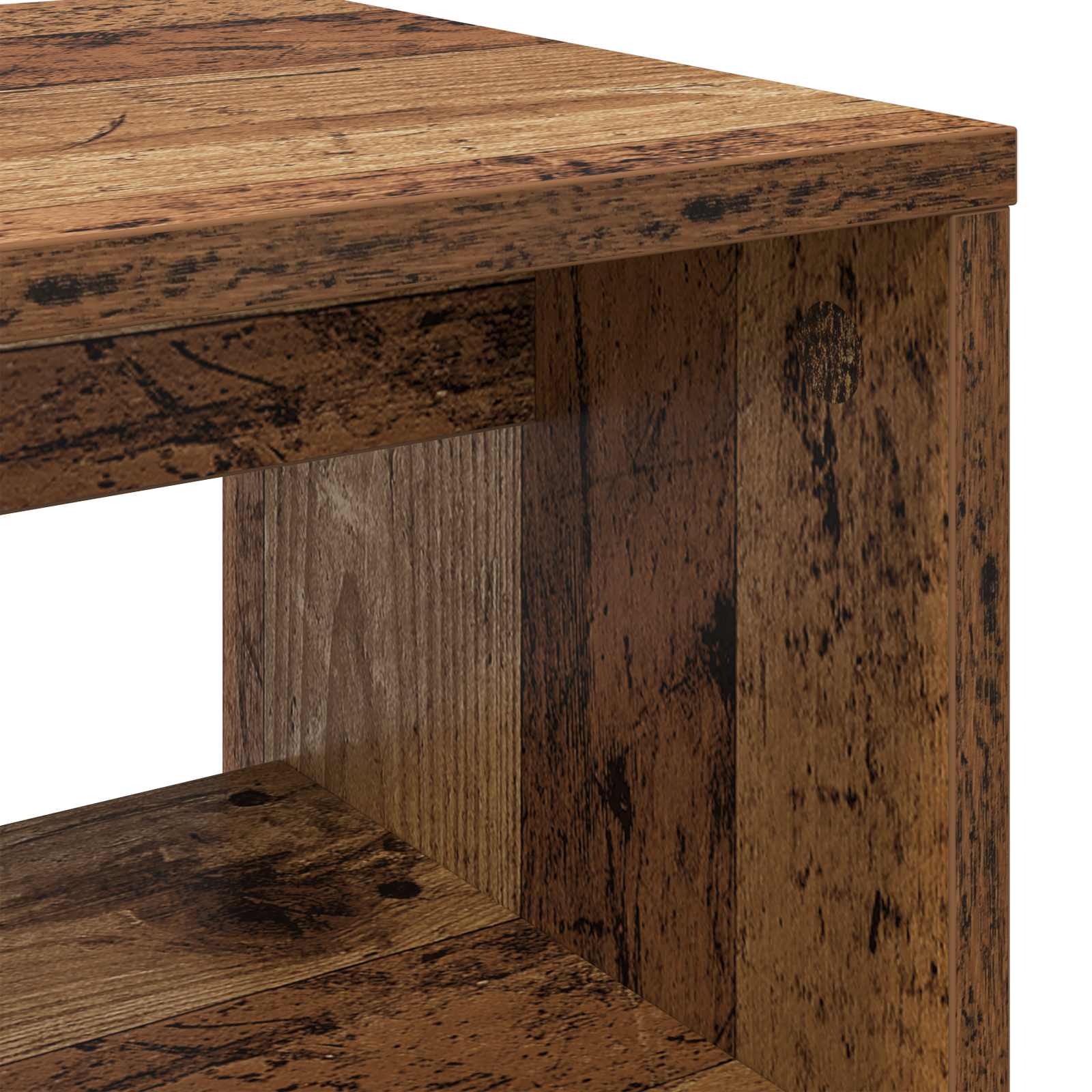 TV-kast Oudhout 60 x 30 x 40 cm Bewerkt hout is nu te koop bij PeponiXL, paradijselijk wonen!