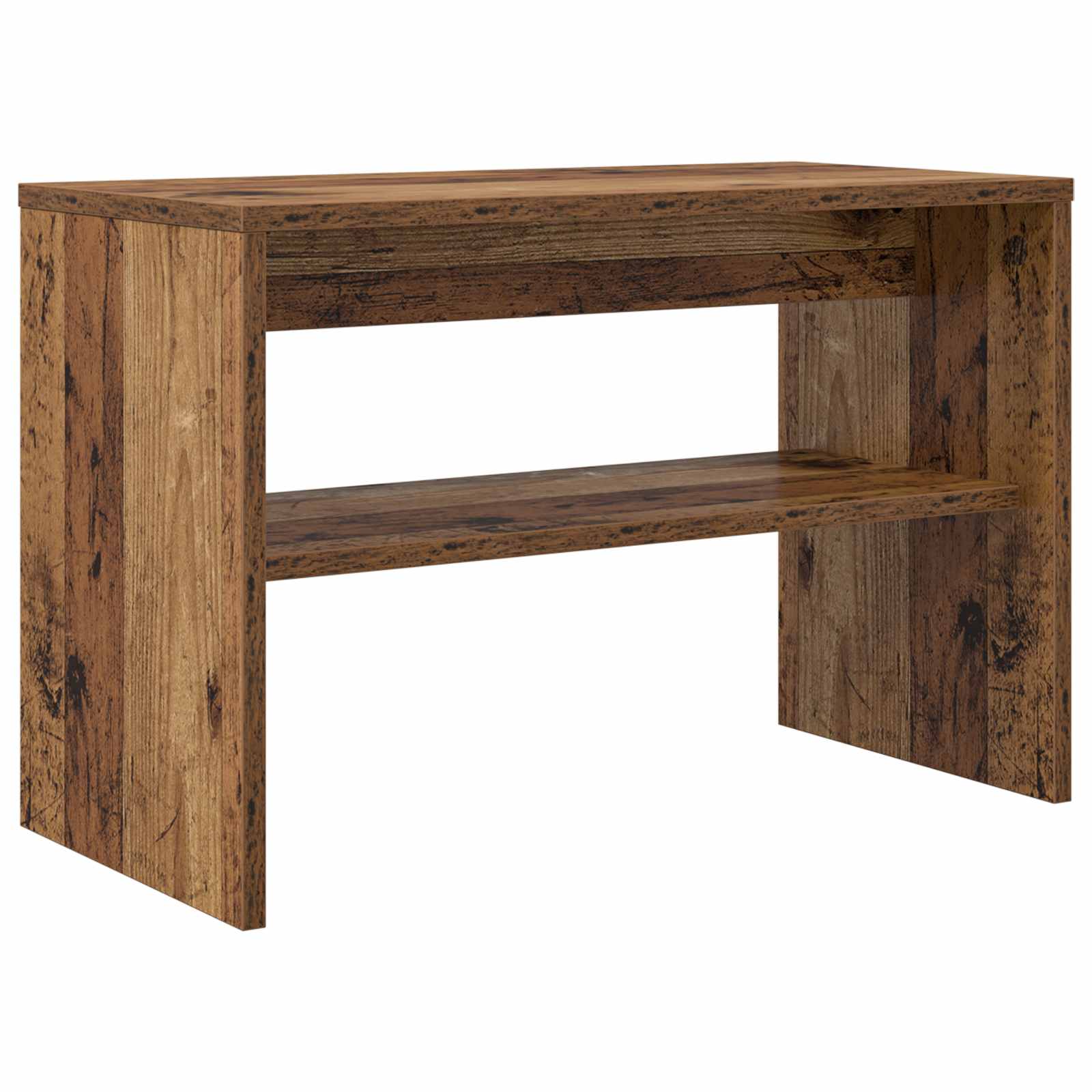 TV-kast Oudhout 60 x 30 x 40 cm Bewerkt hout is nu te koop bij PeponiXL, paradijselijk wonen!