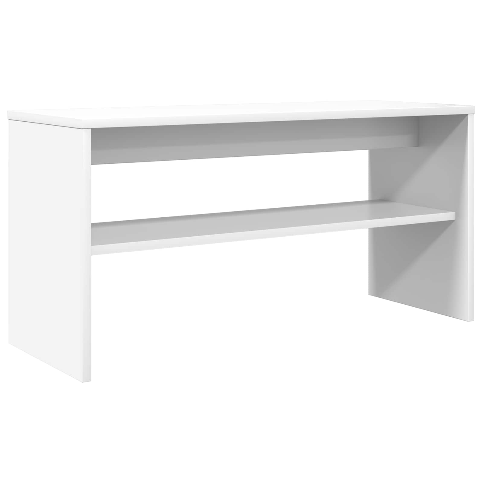 TV-kast Wit 80 x 30 x 40 cm Bewerkt hout is nu te koop bij PeponiXL, paradijselijk wonen!