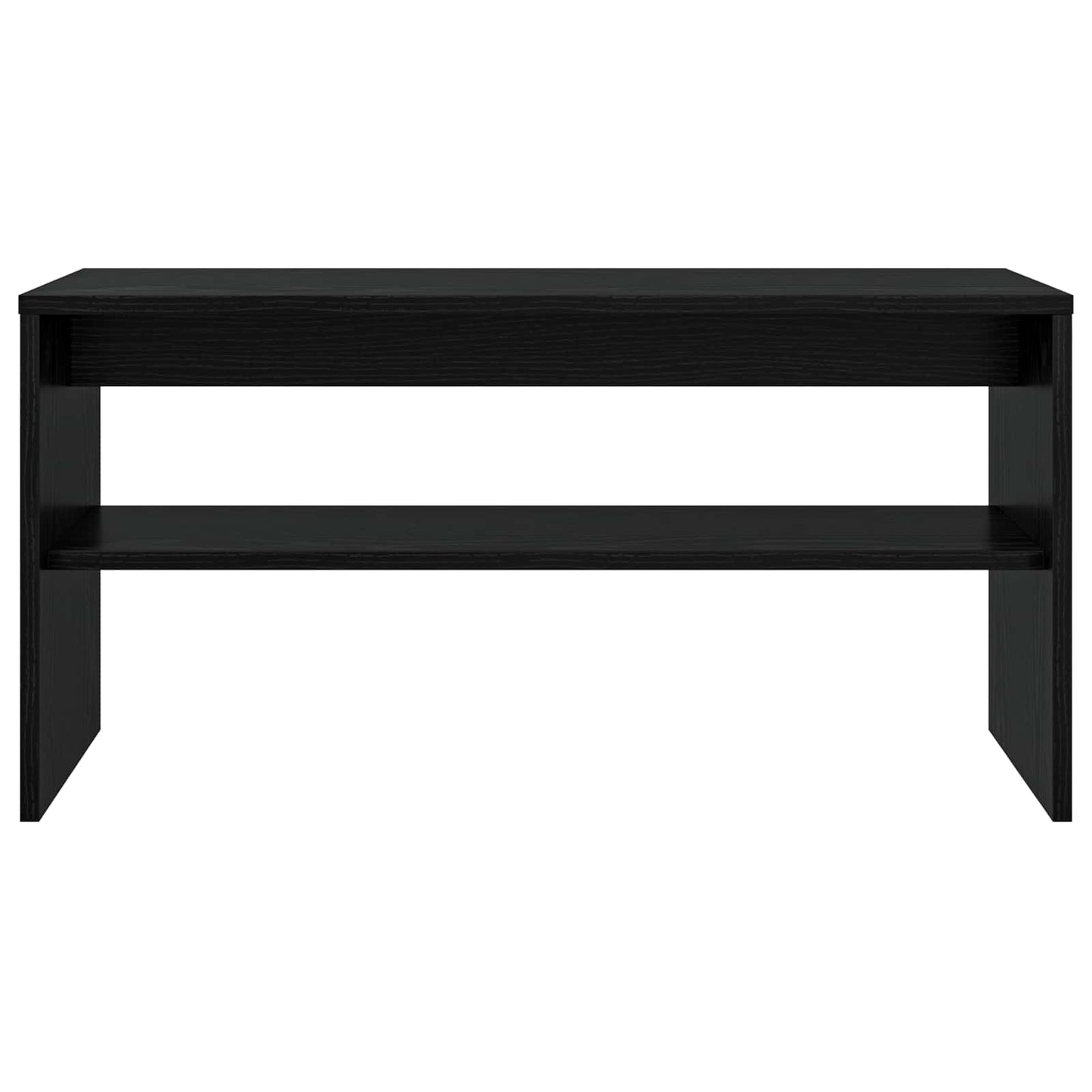 TV-kast Zwart Eiken 80 x 30 x 40 cm Bewerkt hout is nu te koop bij PeponiXL, paradijselijk wonen!