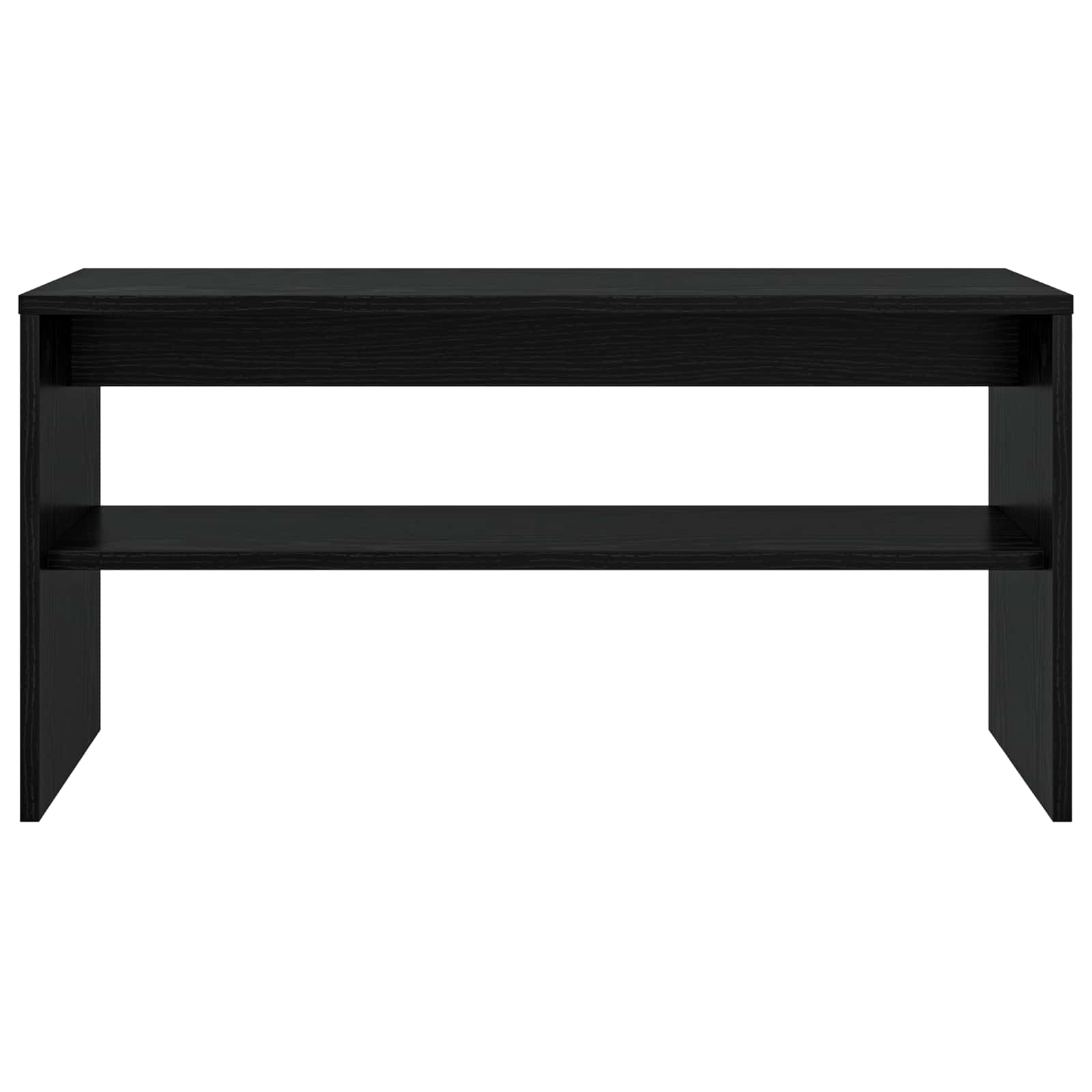 TV-kast Zwart Eiken 80 x 30 x 40 cm Bewerkt hout is nu te koop bij PeponiXL, paradijselijk wonen!