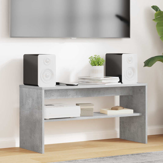 TV-kast Beton Grijs 80 x 30 x 40 cm Bewerkt hout is nu te koop bij PeponiXL, paradijselijk wonen!