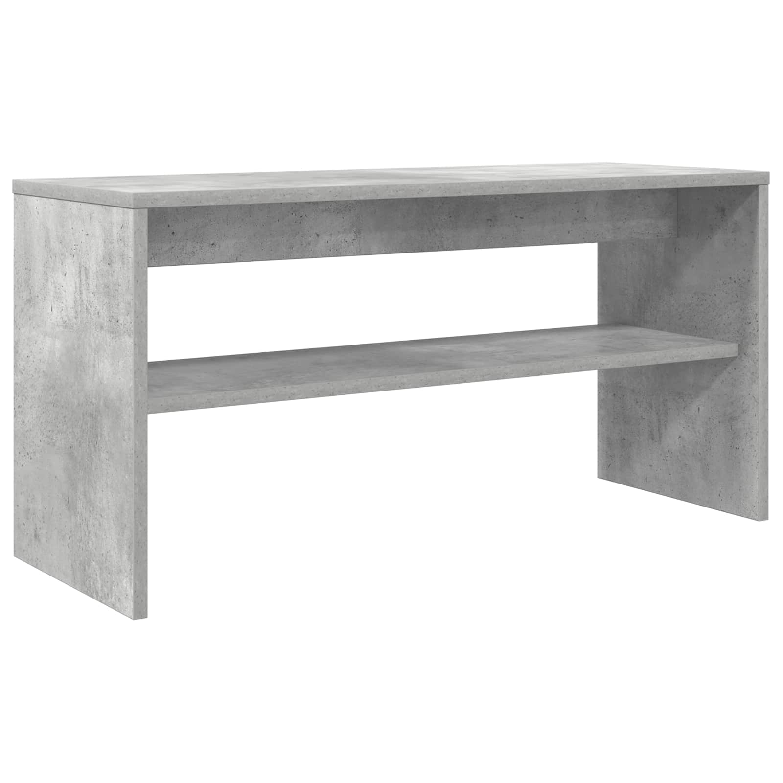 TV-kast Beton Grijs 80 x 30 x 40 cm Bewerkt hout is nu te koop bij PeponiXL, paradijselijk wonen!