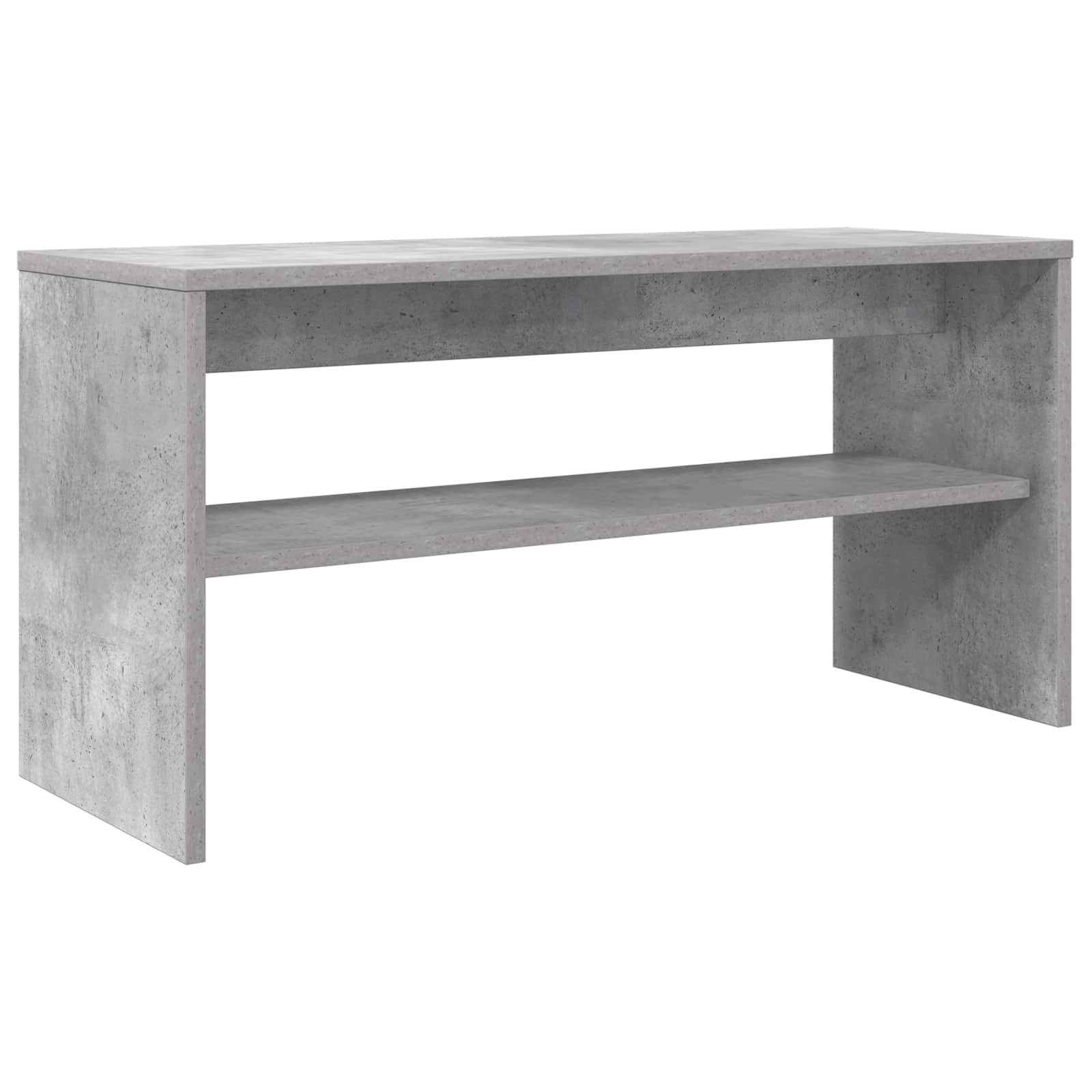 TV-kast Beton Grijs 80 x 30 x 40 cm Bewerkt hout is nu te koop bij PeponiXL, paradijselijk wonen!