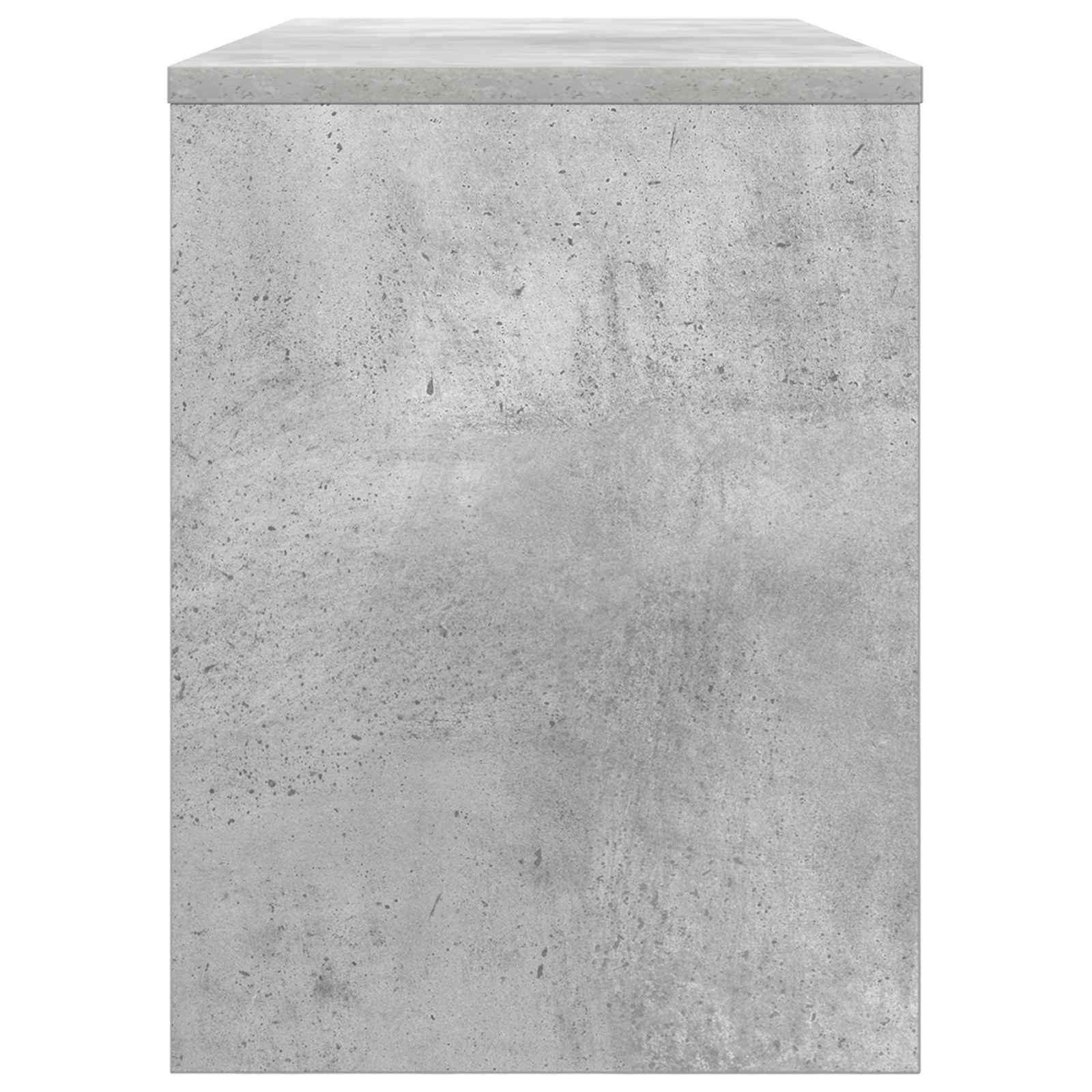 TV-kast Beton Grijs 80 x 30 x 40 cm Bewerkt hout is nu te koop bij PeponiXL, paradijselijk wonen!