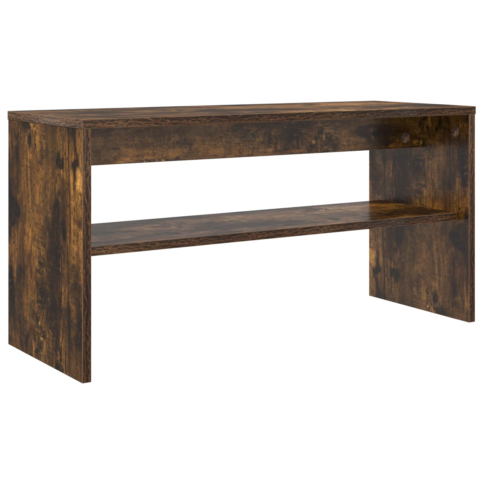 TV-kast Gerookt eiken 80 x 30 x 40 cm Bewerkt hout is nu te koop bij PeponiXL, paradijselijk wonen!