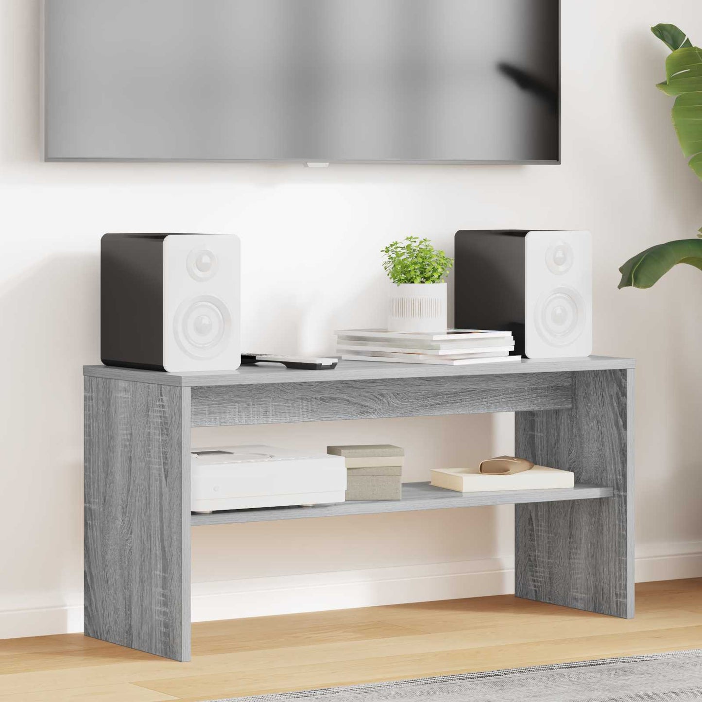 TV-kast Grijs Sonoma 80 x 30 x 40 cm Bewerkt hout is nu te koop bij PeponiXL, paradijselijk wonen!