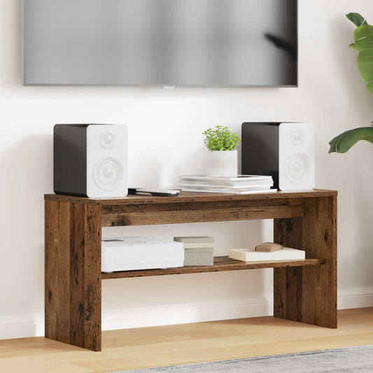 TV-kast Oudhout 80 x 30 x 40 cm Bewerkt hout is nu te koop bij PeponiXL, paradijselijk wonen!