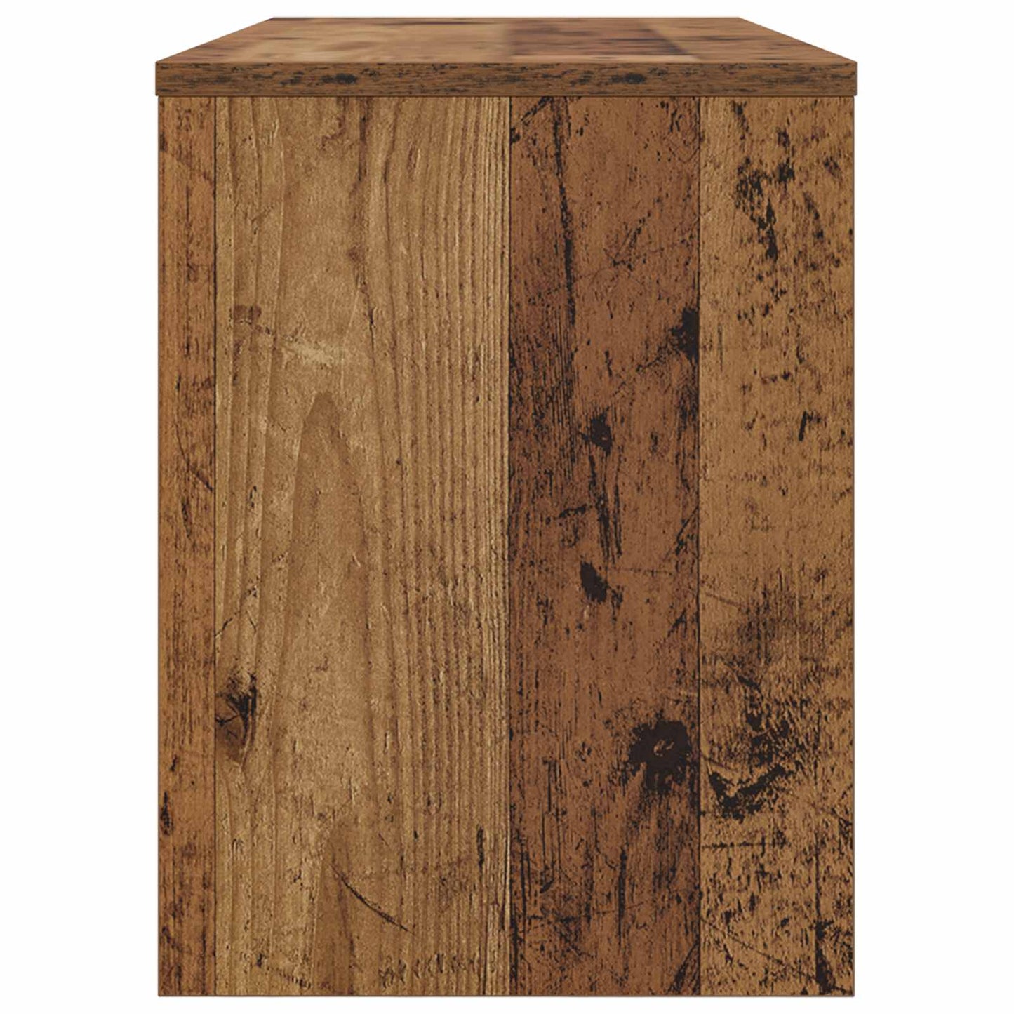 TV-kast Oudhout 80 x 30 x 40 cm Bewerkt hout is nu te koop bij PeponiXL, paradijselijk wonen!