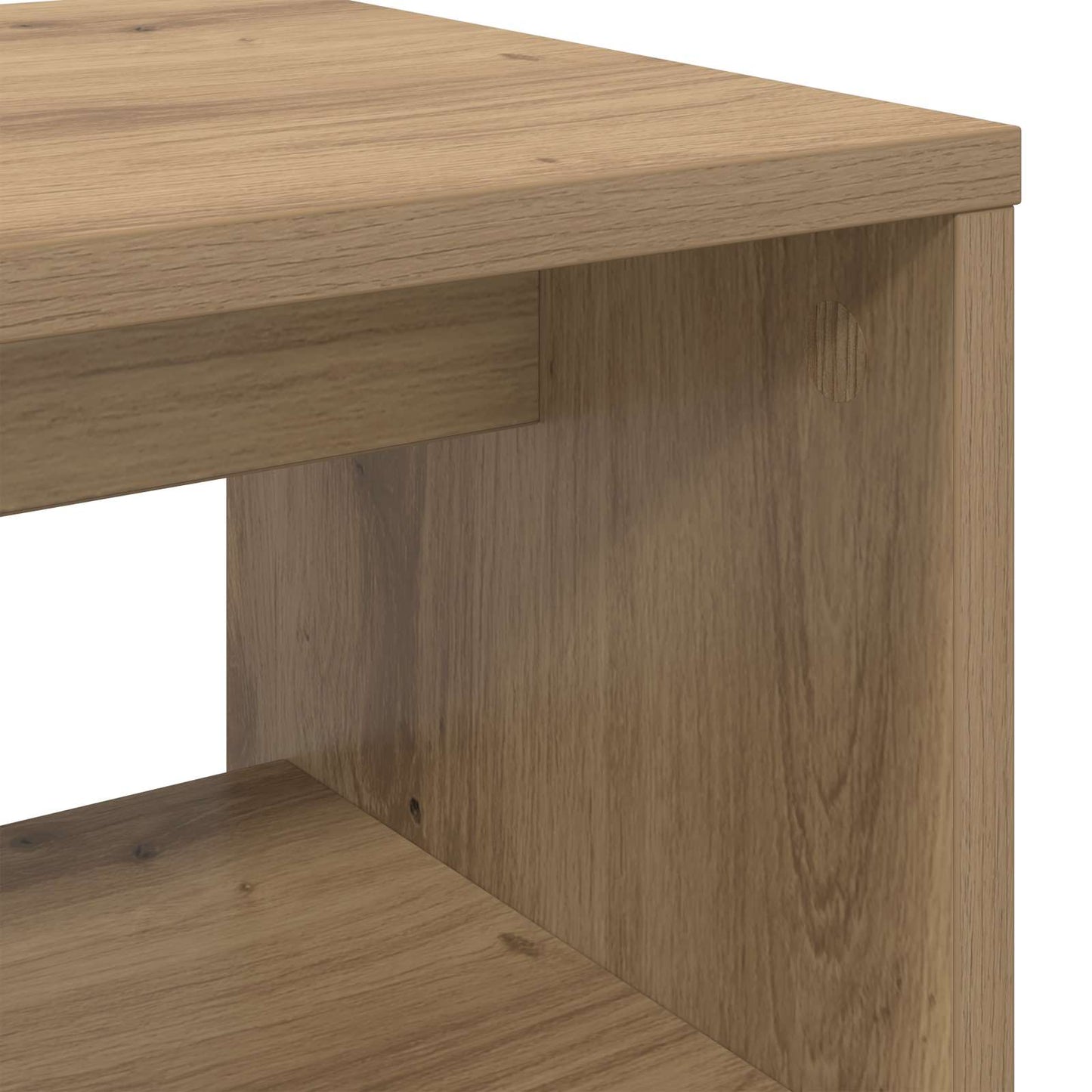 TV-kast Artisan Eiken 80 x 30 x 40 cm Bewerkt hout is nu te koop bij PeponiXL, paradijselijk wonen!