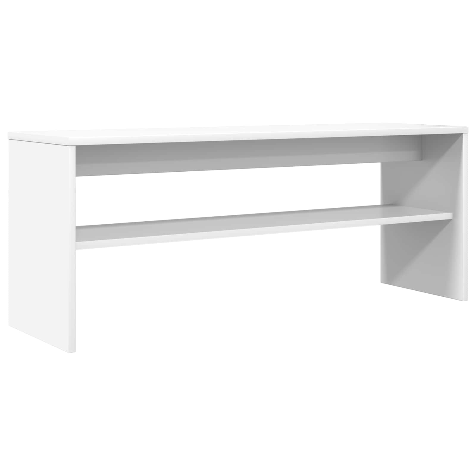 TV-kast Wit 100 x 30 x 40 cm Bewerkt hout is nu te koop bij PeponiXL, paradijselijk wonen!