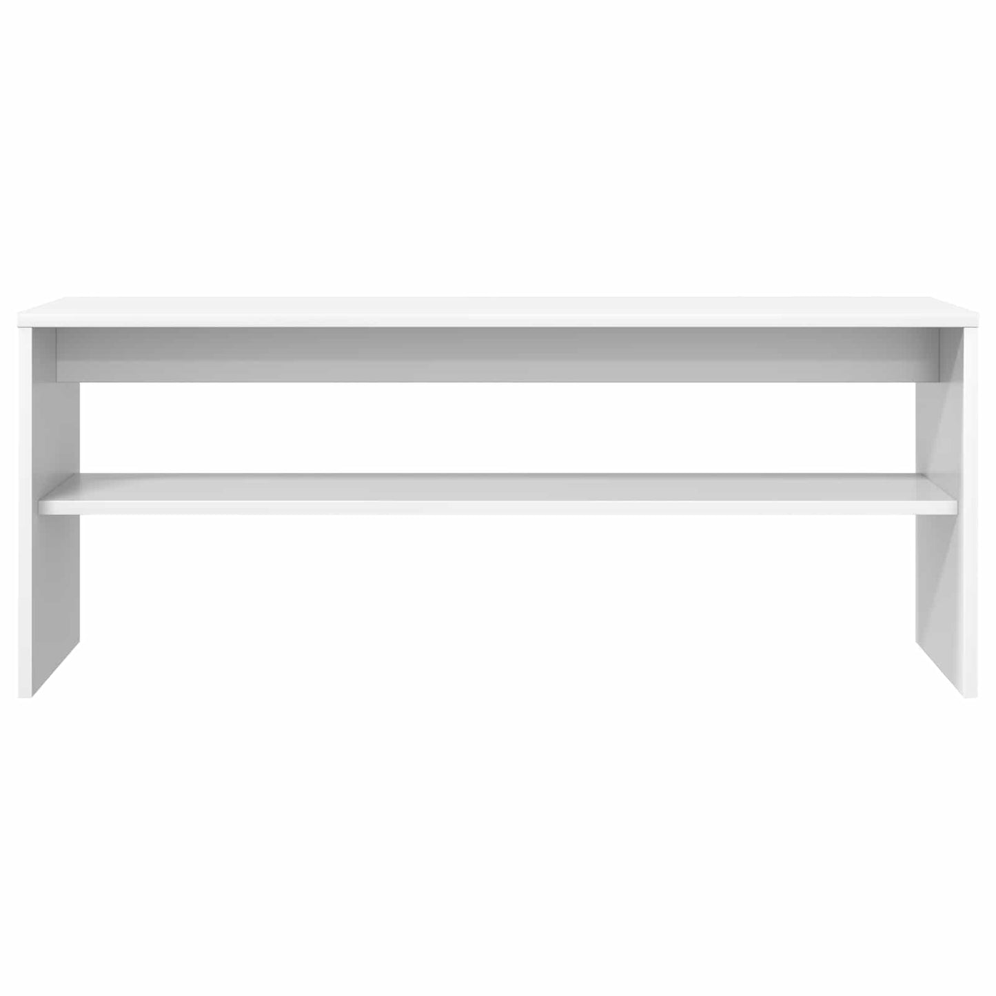 TV-kast Wit 100 x 30 x 40 cm Bewerkt hout is nu te koop bij PeponiXL, paradijselijk wonen!