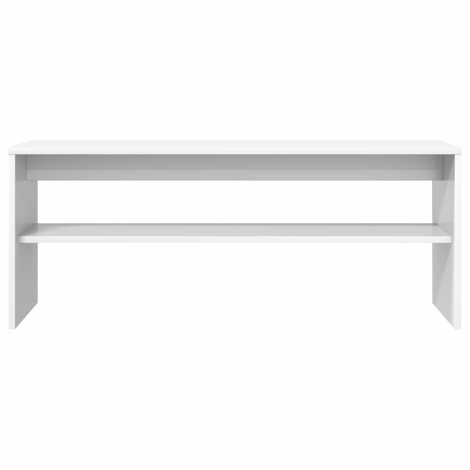 TV-kast Wit 100 x 30 x 40 cm Bewerkt hout is nu te koop bij PeponiXL, paradijselijk wonen!