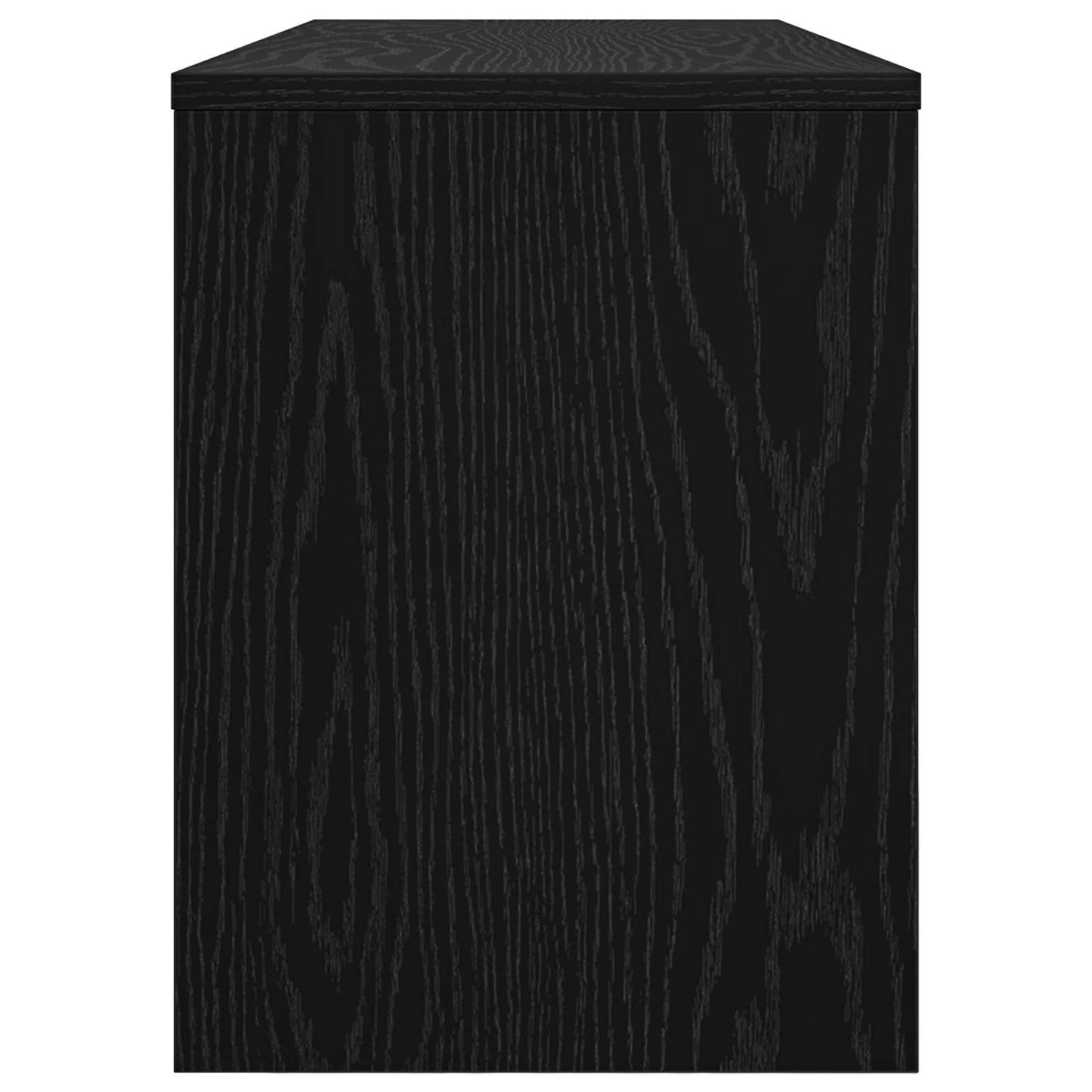 TV-kast Zwart Eiken 100 x 30 x 40 cm Bewerkt hout is nu te koop bij PeponiXL, paradijselijk wonen!