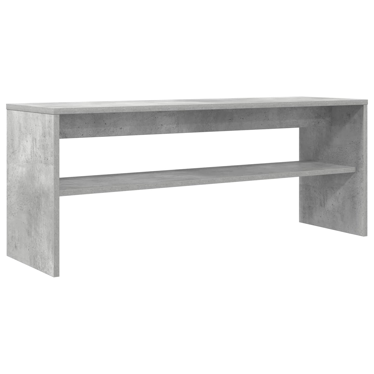 TV-kast Beton Grijs 100 x 30 x 40 cm Bewerkt hout is nu te koop bij PeponiXL, paradijselijk wonen!