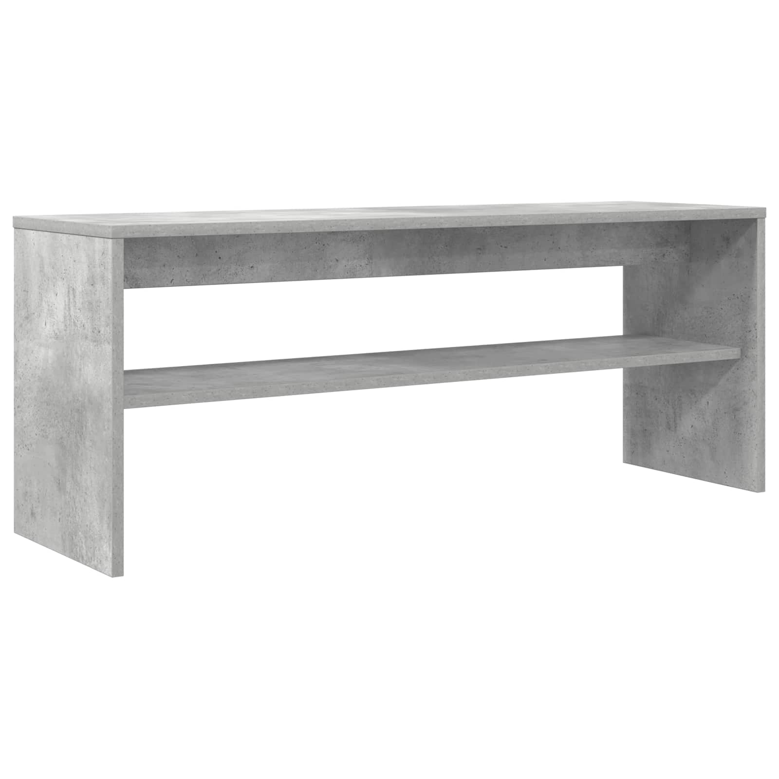 TV-kast Beton Grijs 100 x 30 x 40 cm Bewerkt hout is nu te koop bij PeponiXL, paradijselijk wonen!
