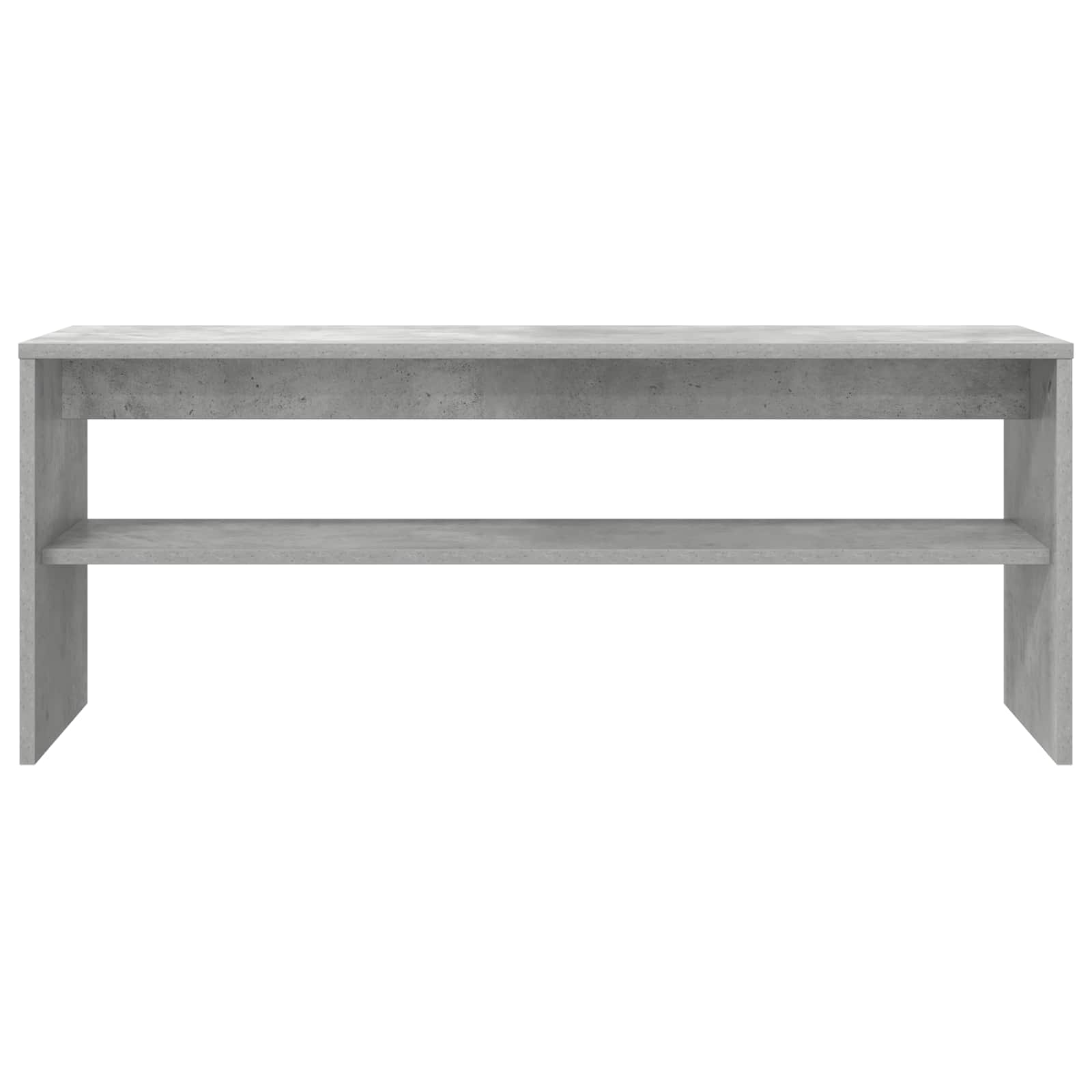 TV-kast Beton Grijs 100 x 30 x 40 cm Bewerkt hout is nu te koop bij PeponiXL, paradijselijk wonen!