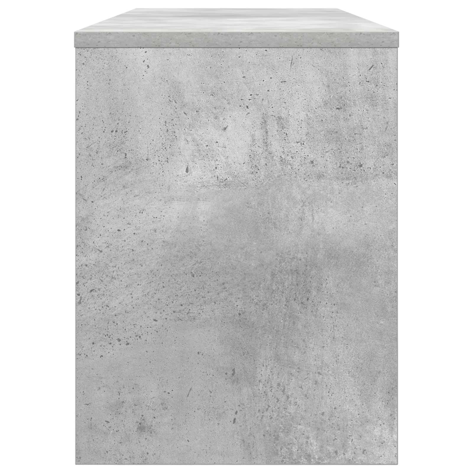 TV-kast Beton Grijs 100 x 30 x 40 cm Bewerkt hout is nu te koop bij PeponiXL, paradijselijk wonen!