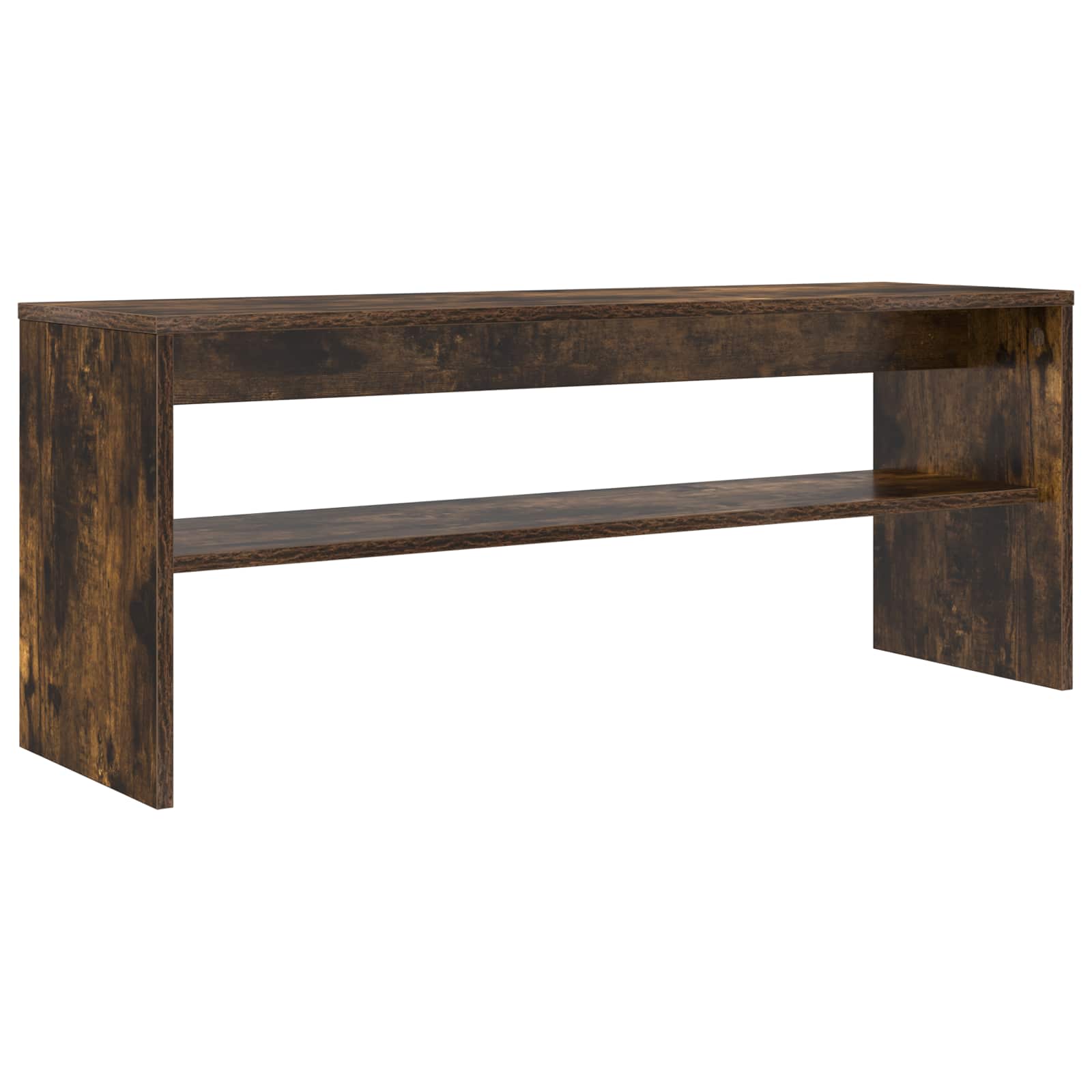 TV-kast Gerookt eiken 100 x 30 x 40 cm Bewerkt hout is nu te koop bij PeponiXL, paradijselijk wonen!
