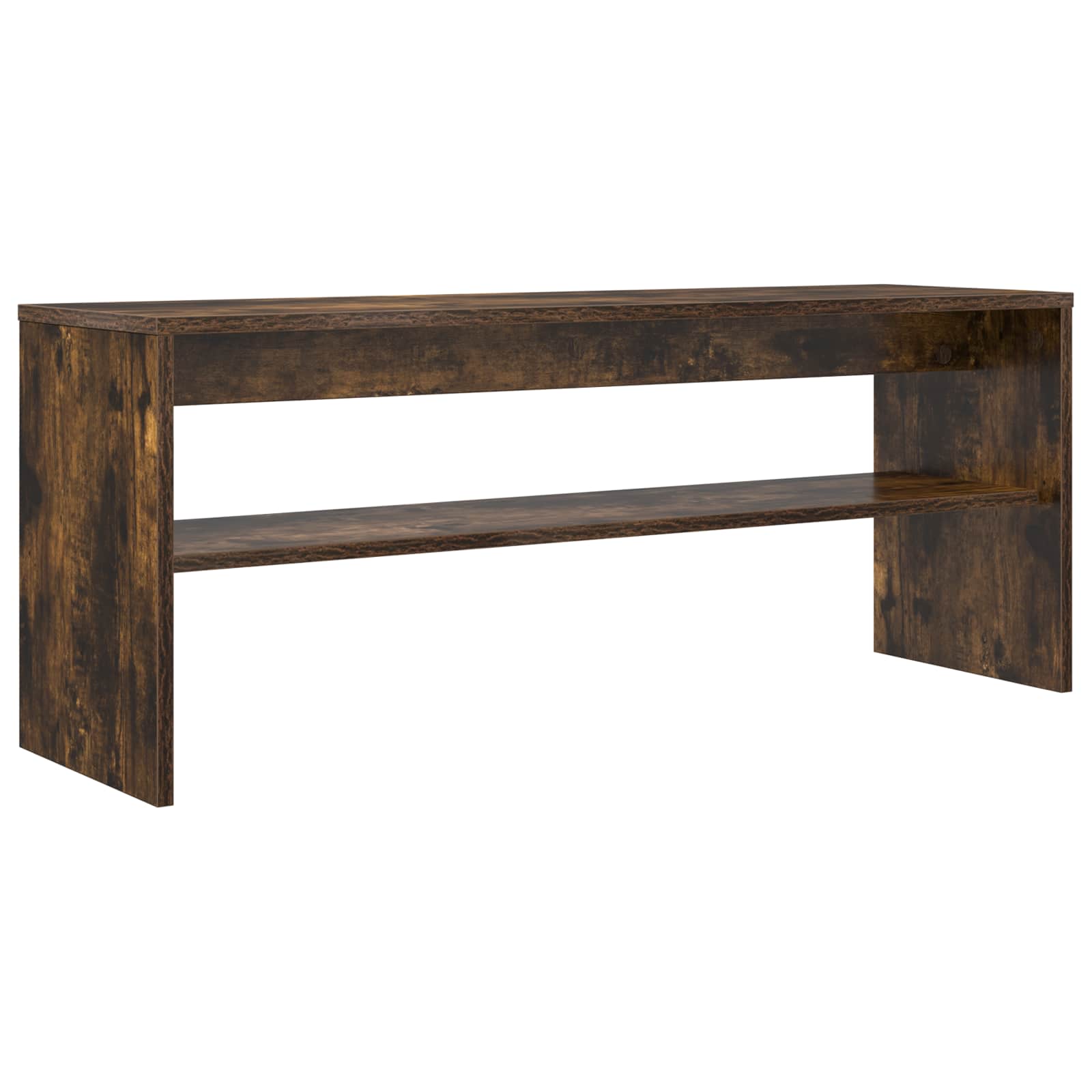 TV-kast Gerookt eiken 100 x 30 x 40 cm Bewerkt hout is nu te koop bij PeponiXL, paradijselijk wonen!
