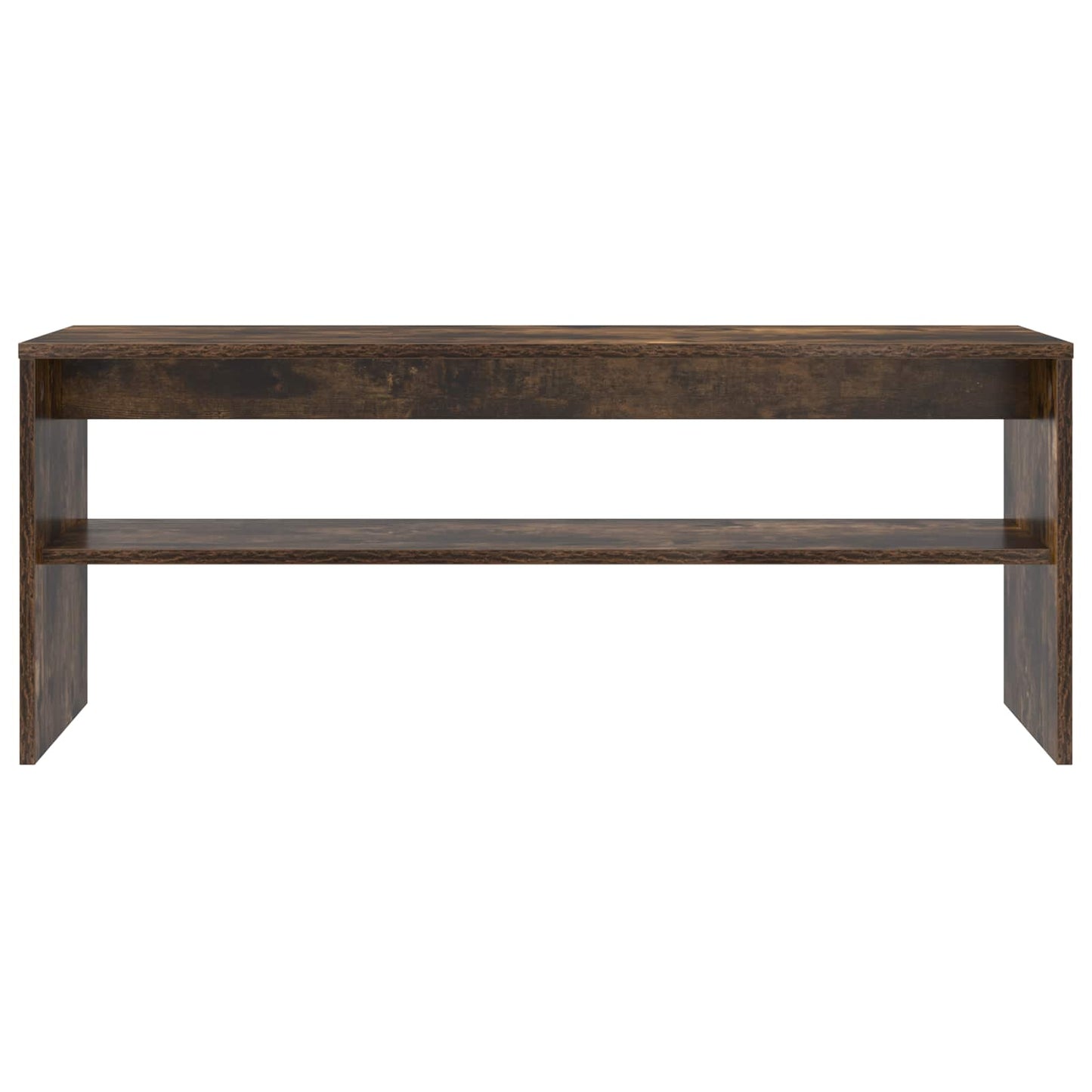 TV-kast Gerookt eiken 100 x 30 x 40 cm Bewerkt hout is nu te koop bij PeponiXL, paradijselijk wonen!