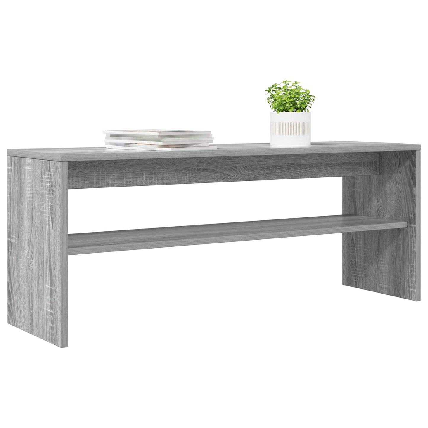 TV-kast Grijs Sonoma 100 x 30 x 40 cm Bewerkt hout is nu te koop bij PeponiXL, paradijselijk wonen!