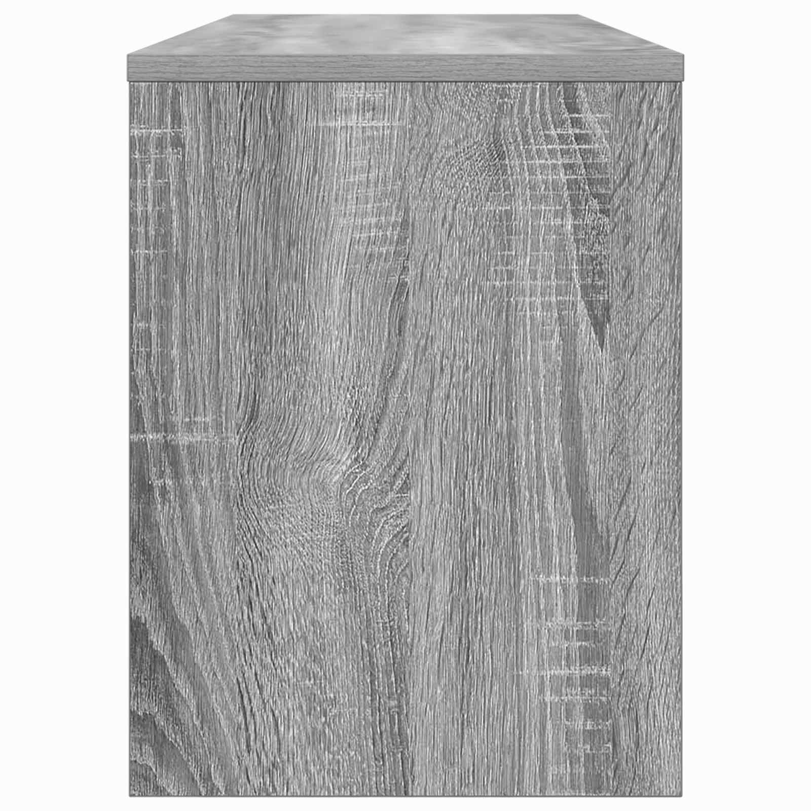 TV-kast Grijs Sonoma 100 x 30 x 40 cm Bewerkt hout is nu te koop bij PeponiXL, paradijselijk wonen!
