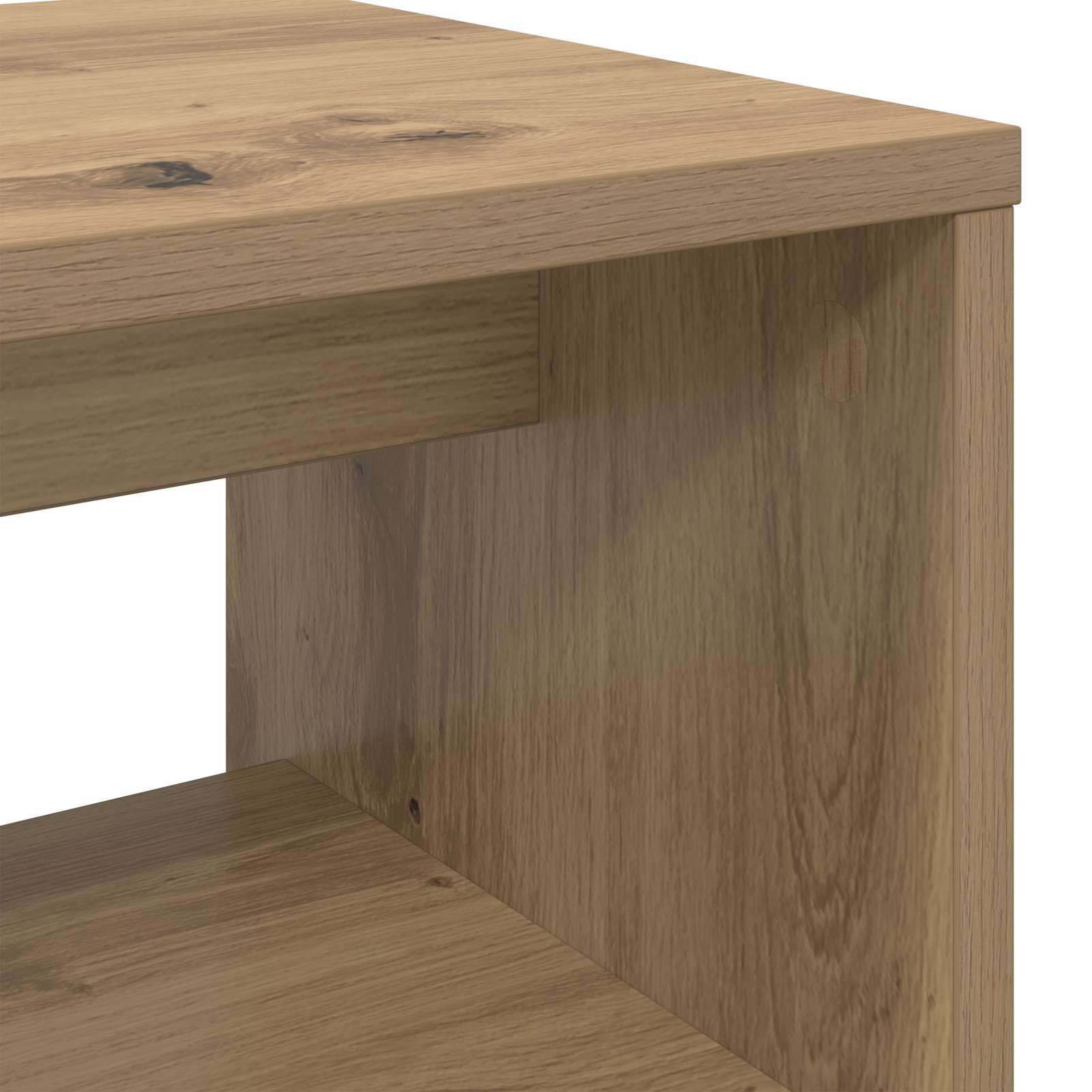 TV-kast Artisan Eiken 100 x 30 x 40 cm Bewerkt hout is nu te koop bij PeponiXL, paradijselijk wonen!