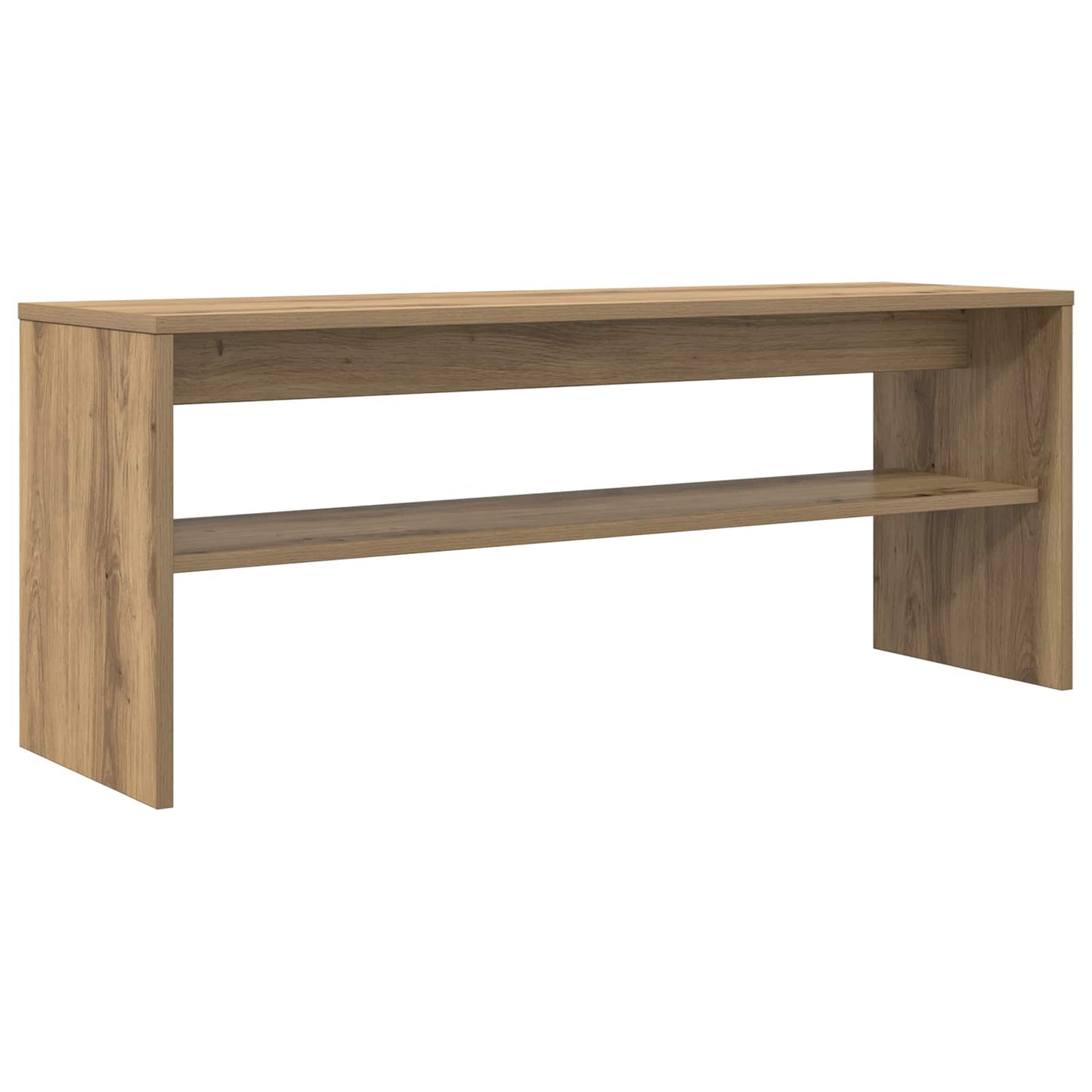 TV-kast Artisan Eiken 100 x 30 x 40 cm Bewerkt hout is nu te koop bij PeponiXL, paradijselijk wonen!